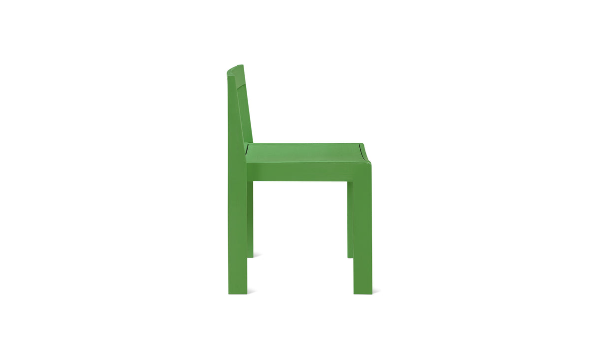 Plane Dining Chair (Set of Two), Evergreen — alternate view