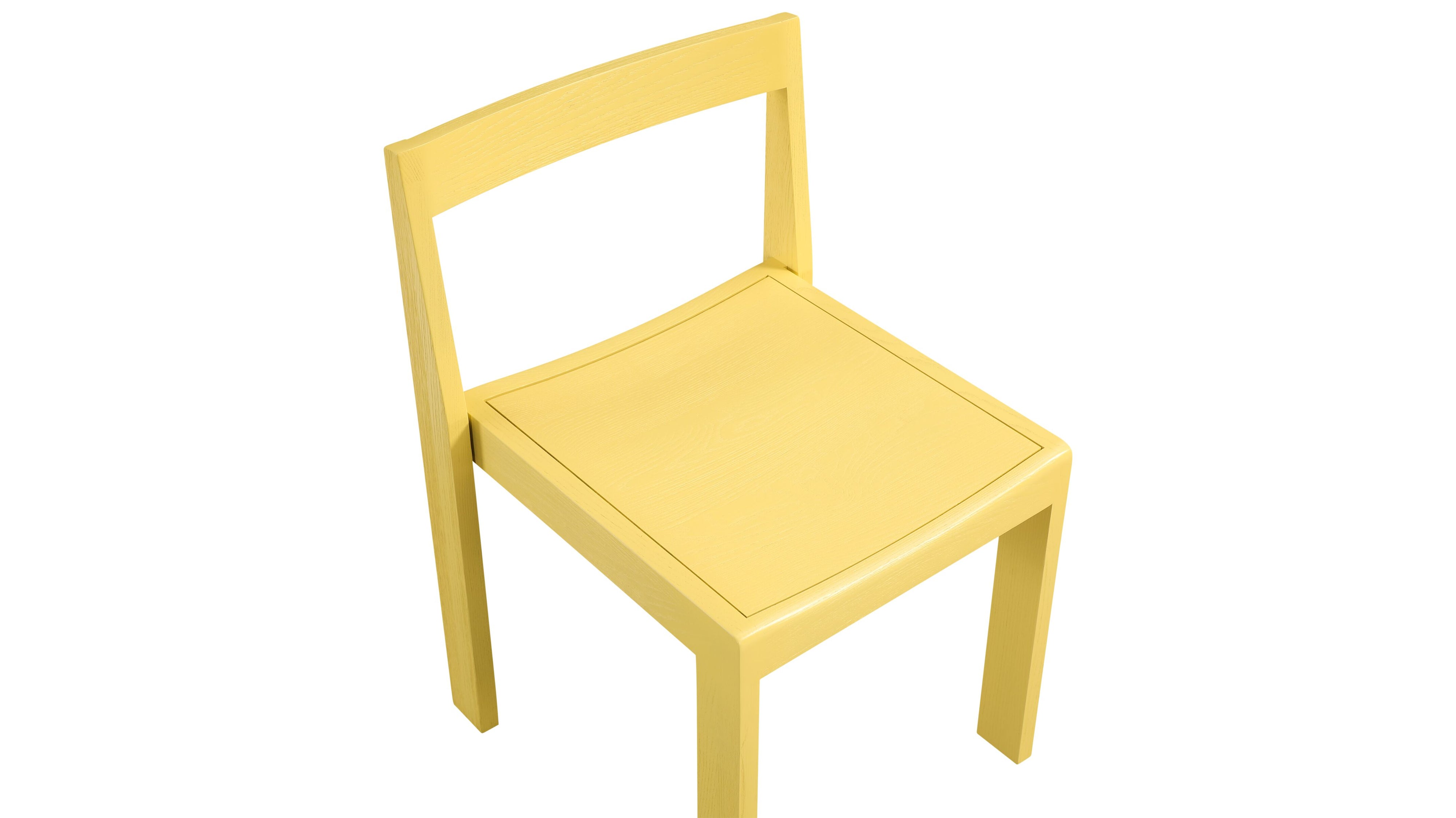 Plane Dining Chair (Set of Two), Lemon - Sundays CompanyCHA-BC-003-203