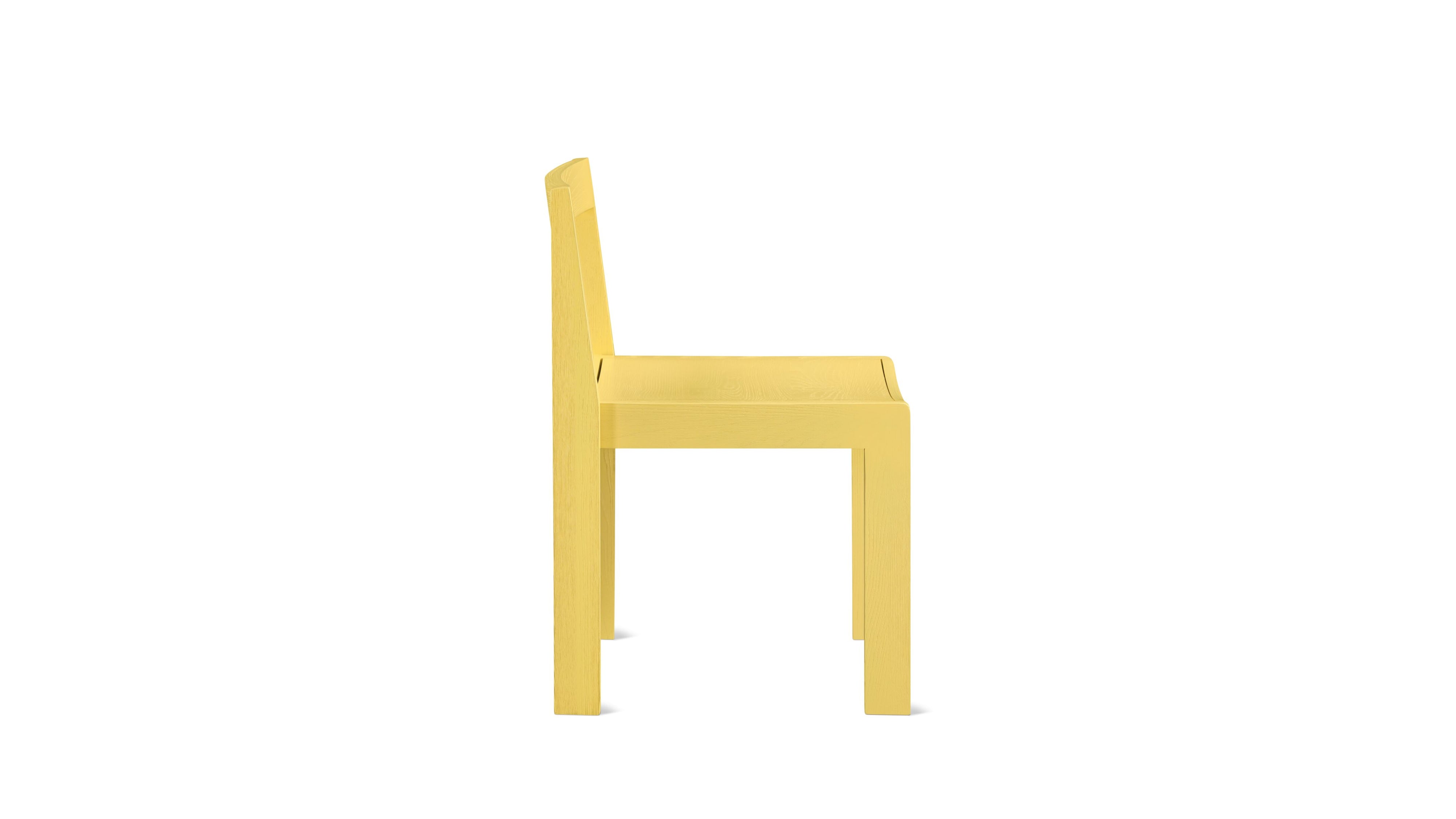 Plane Dining Chair (Set of Two), Lemon - Sundays CompanyCHA-BC-003-203