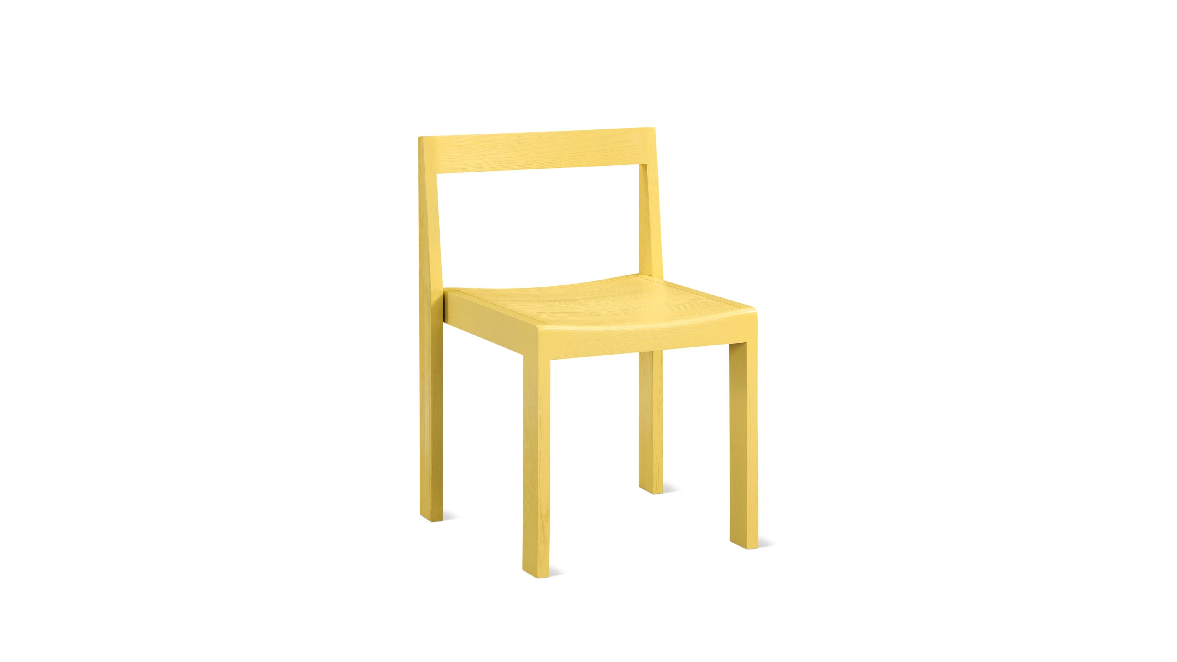 Plane Dining Chair (Set of Two), Lemon - Sundays CompanyCHA-BC-003-203