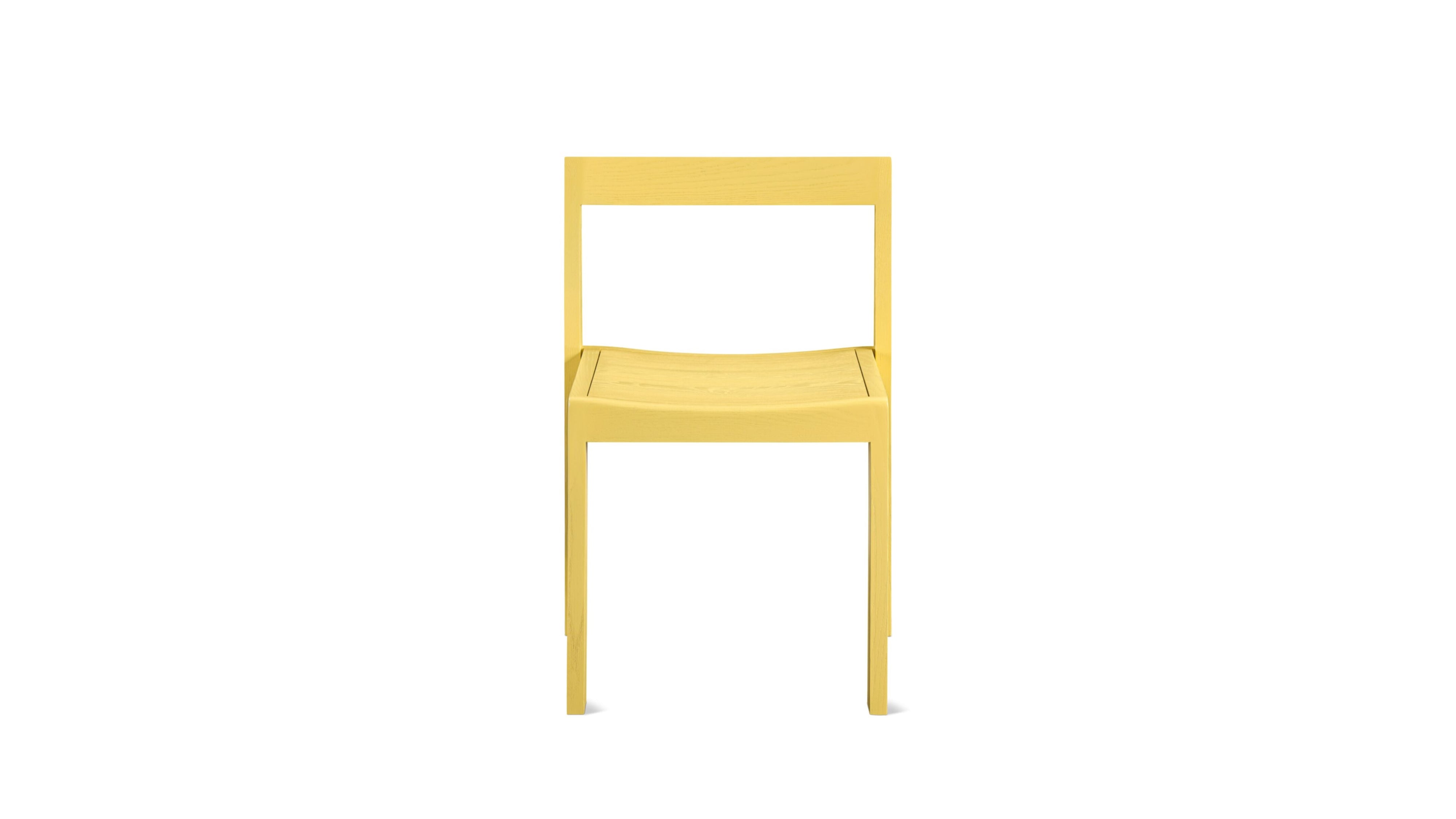 Plane Dining Chair (Set of Two), Lemon