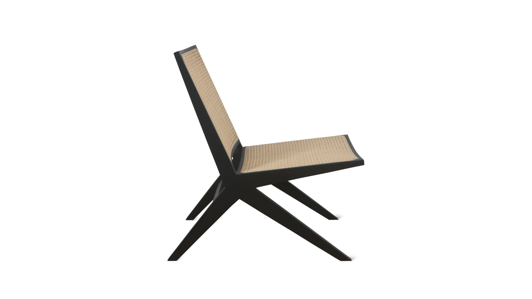 Endless Summer Lounge Chair, Natural Cane/Black Stained Ash - Image 4