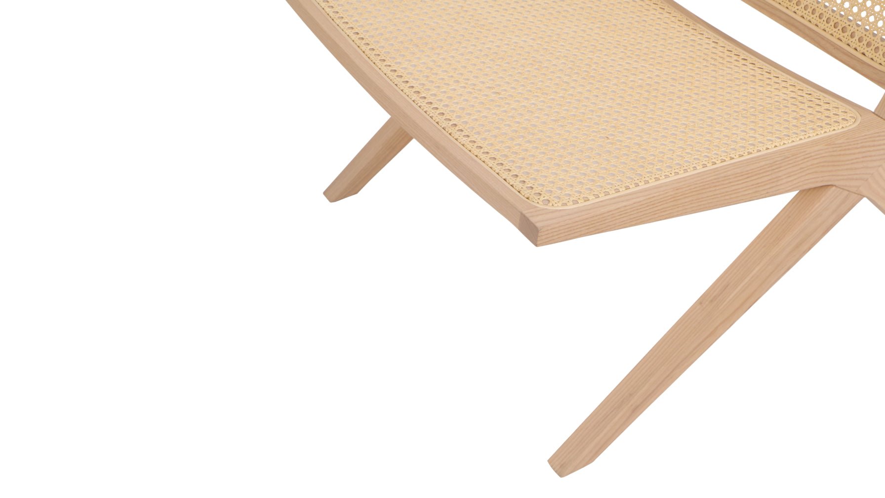 Endless Summer Lounge Chair, Natural Cane/Ash