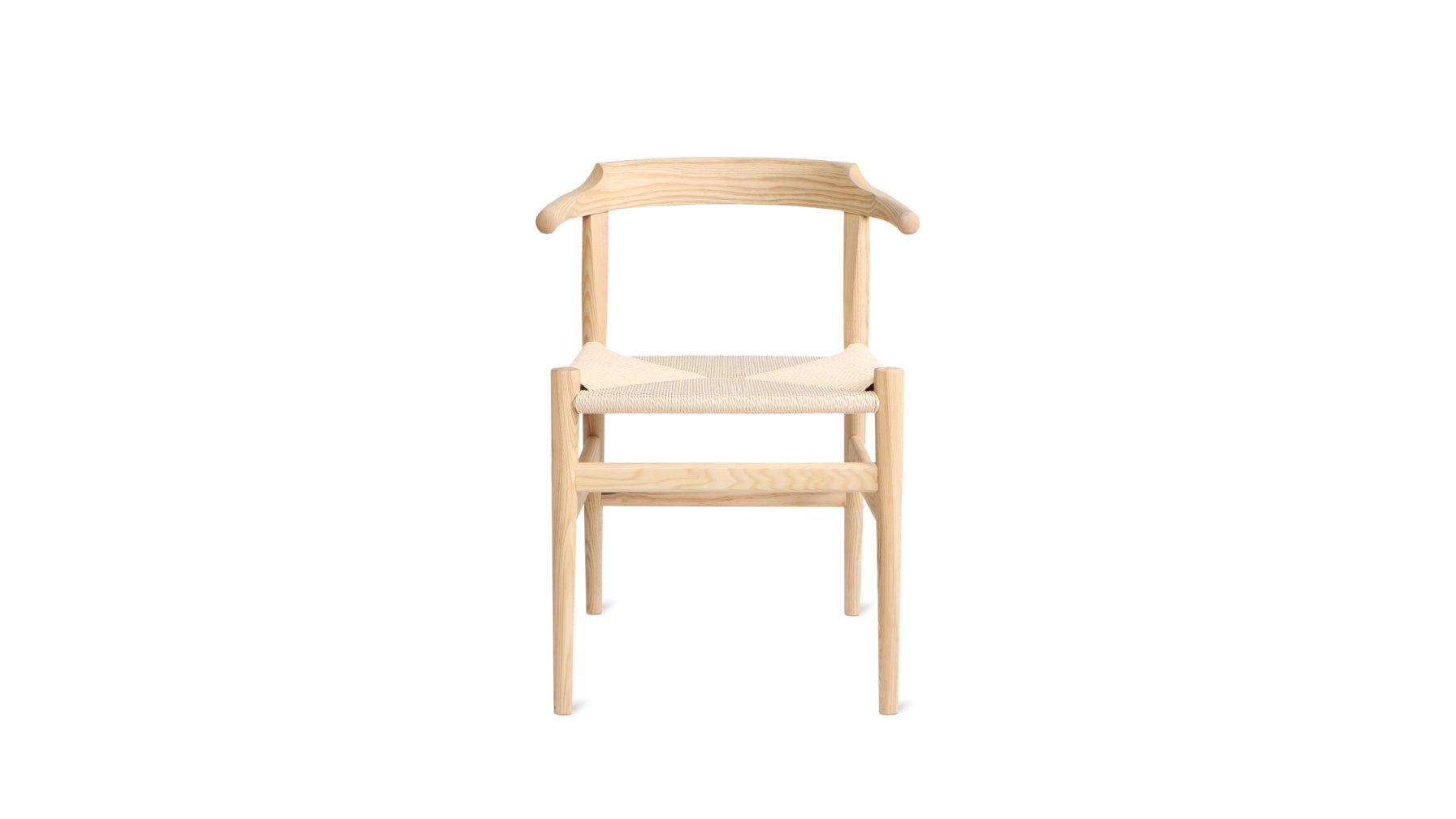 Tuck In Dining Chair, Natural Papercord Seat, Ash