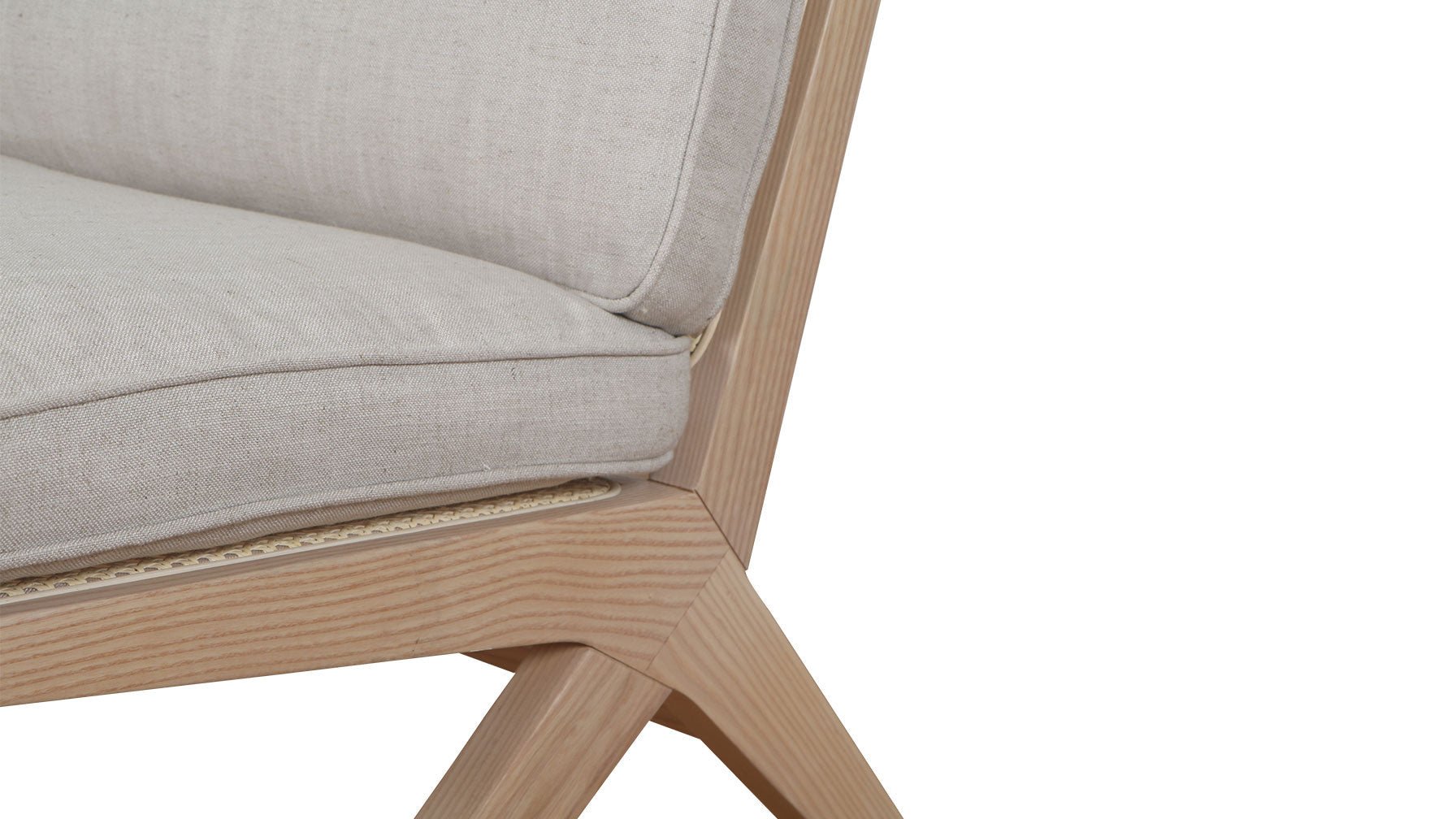 Endless Summer Lounge Chair with Cushion, Ash/Natural - Sundays CompanyCHA - EW - 015 - 024