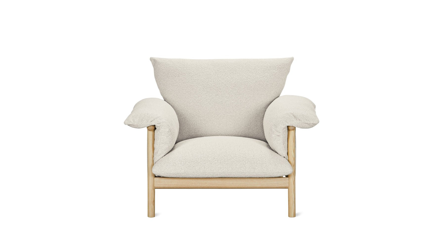 Pillow Talk Lounge Chair, Warm Frost