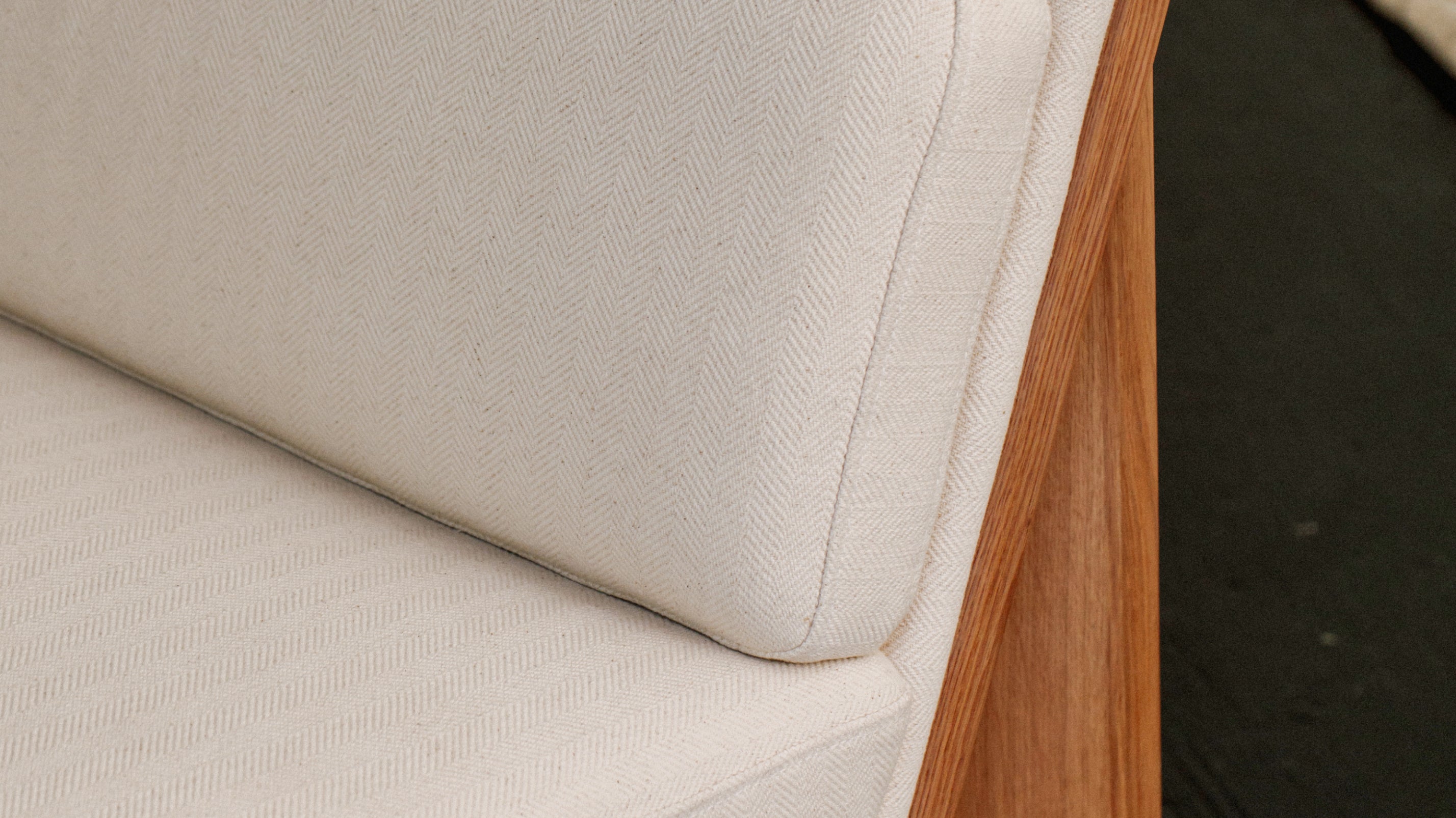 Frame Lounge Chair, Oak, Herringbone