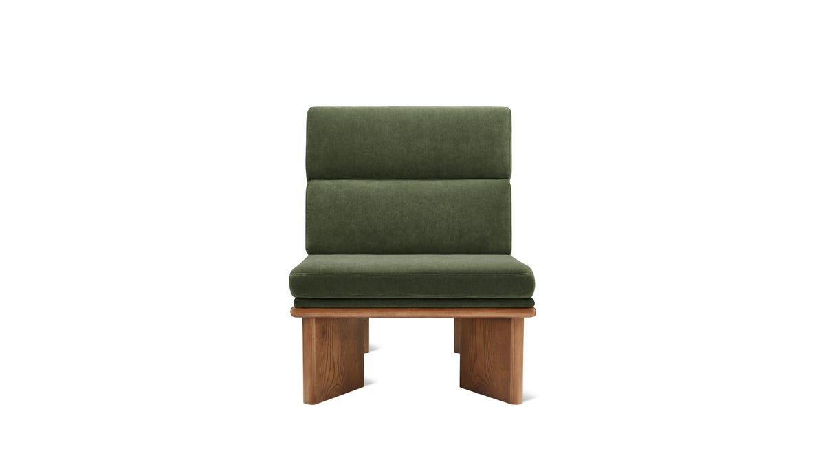 Frame Lounge Chair, Walnut, Moss