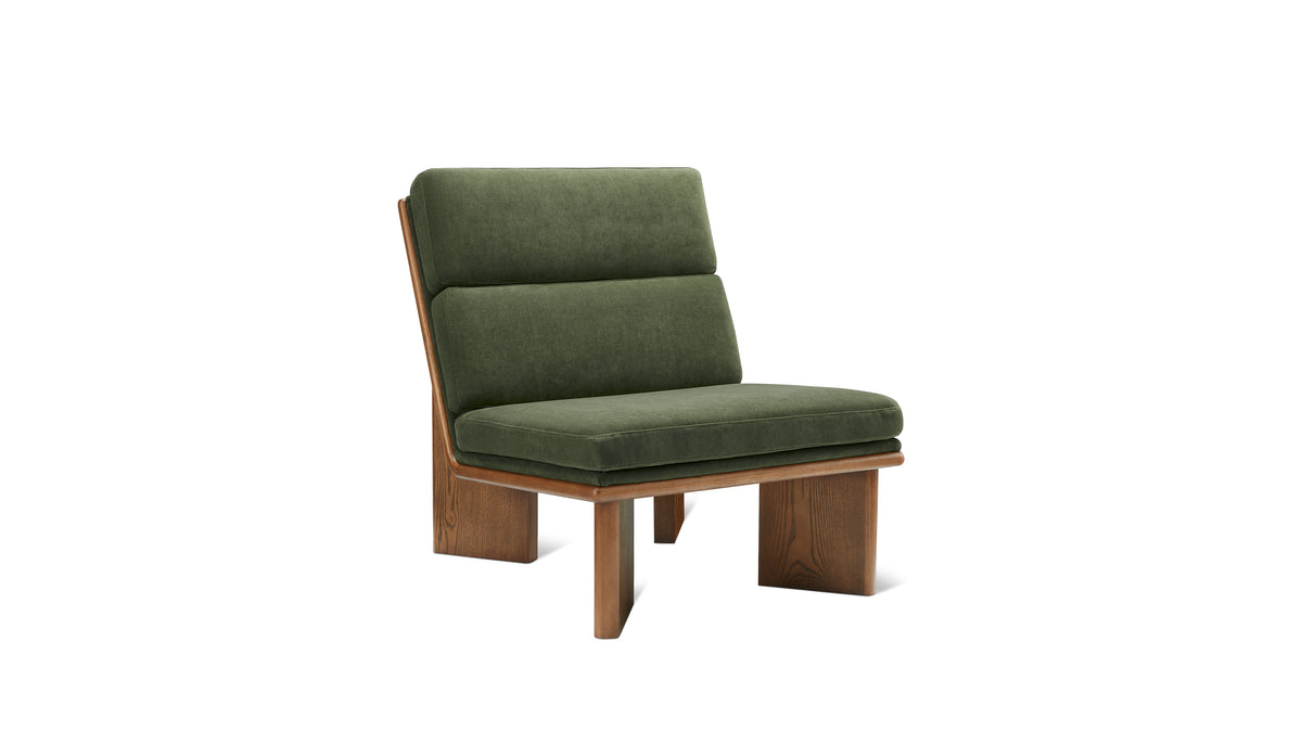 Frame Lounge Chair, Walnut, Moss