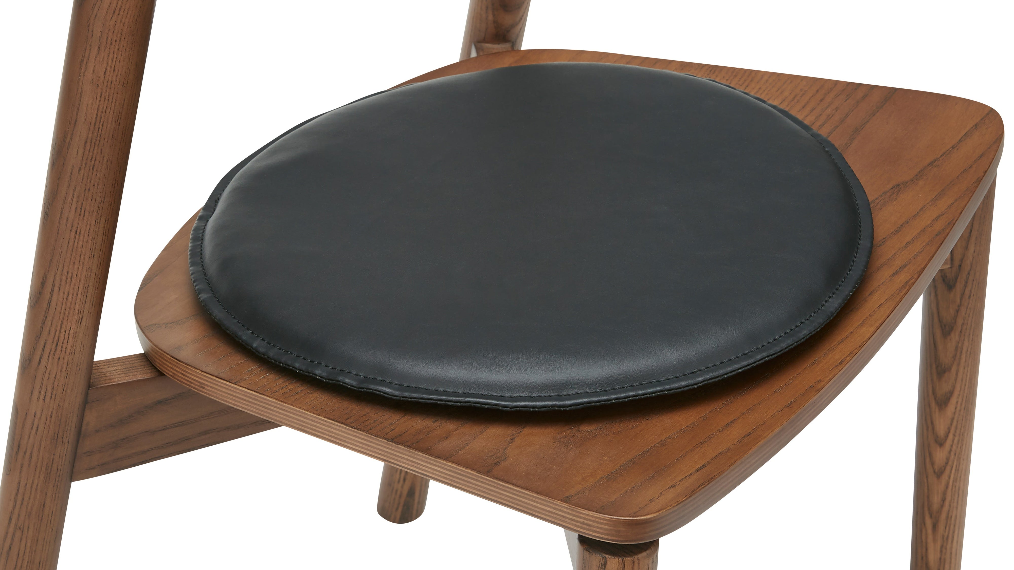 Round Seat Cushion, Black