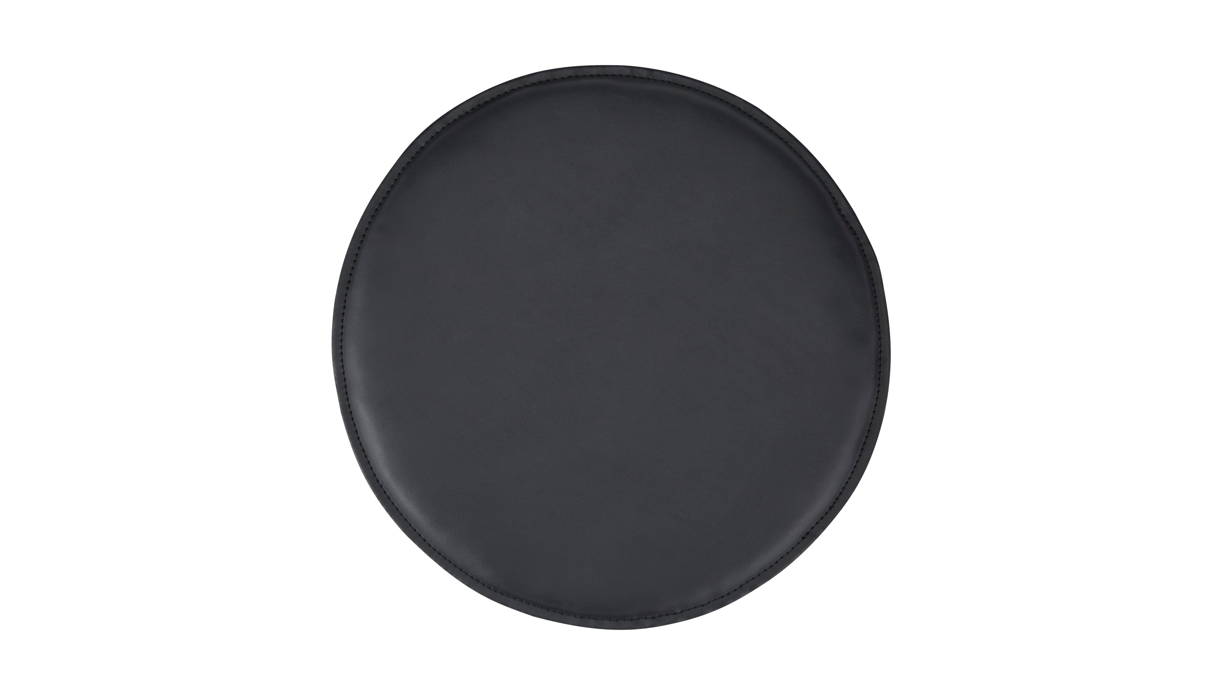 Round Seat Cushion, Black