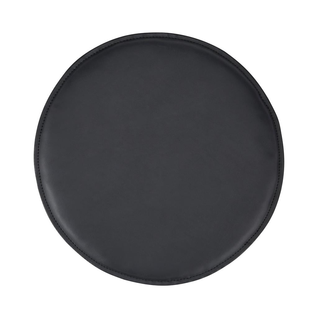 Round Seat Cushion, Black