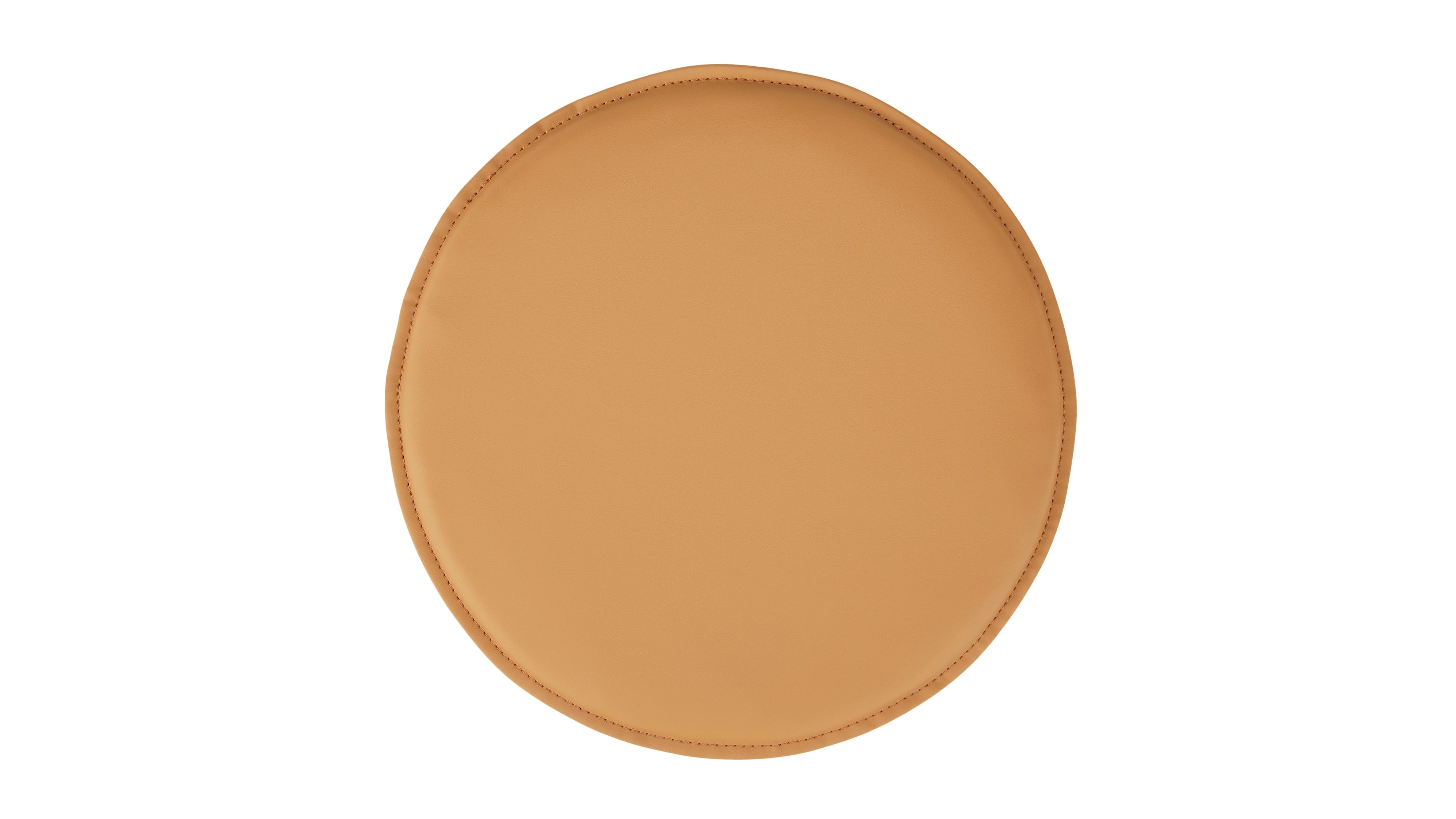 Round Seat Cushion, Cognac