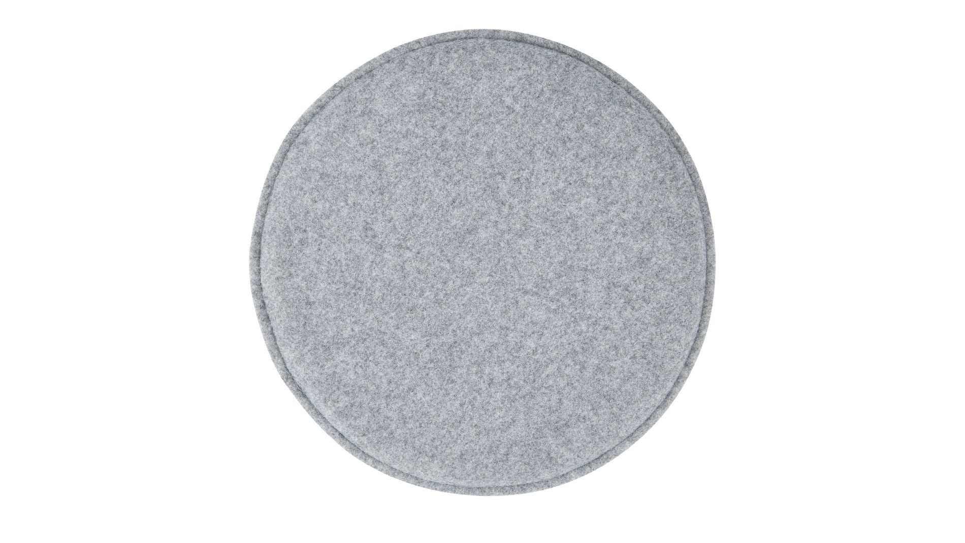 Round Seat Cushion, Grey Felt_image