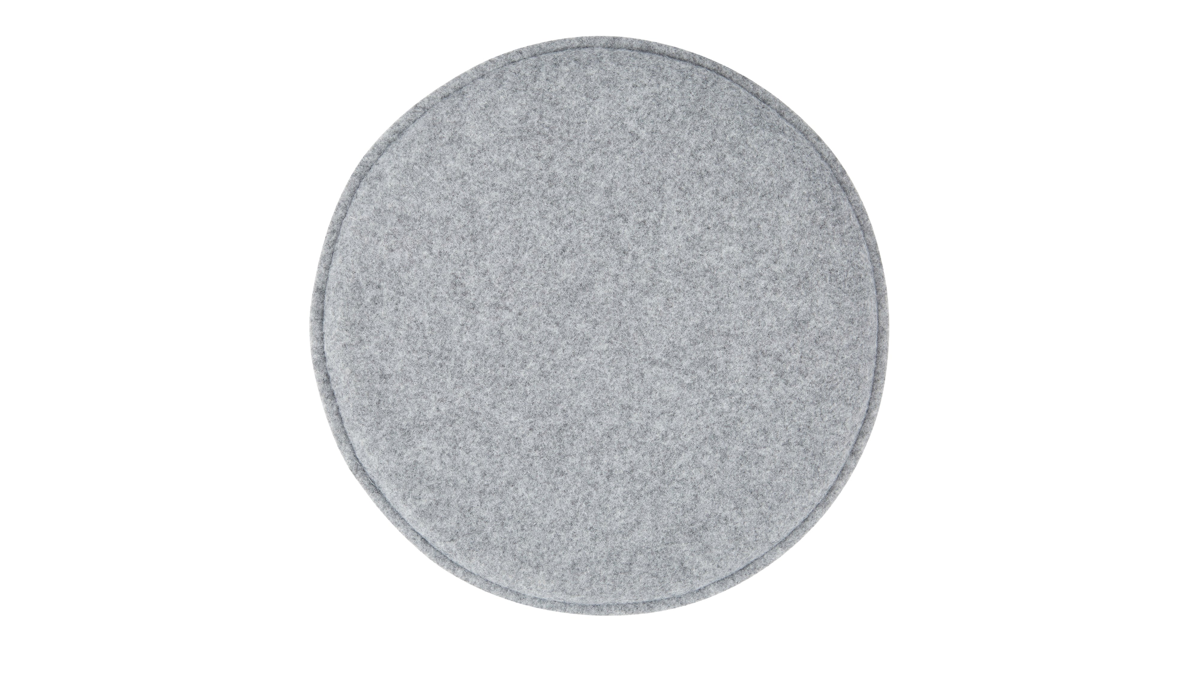 Round Seat Cushion, Grey Felt - Sundays CompanyCHA-EW-046-162