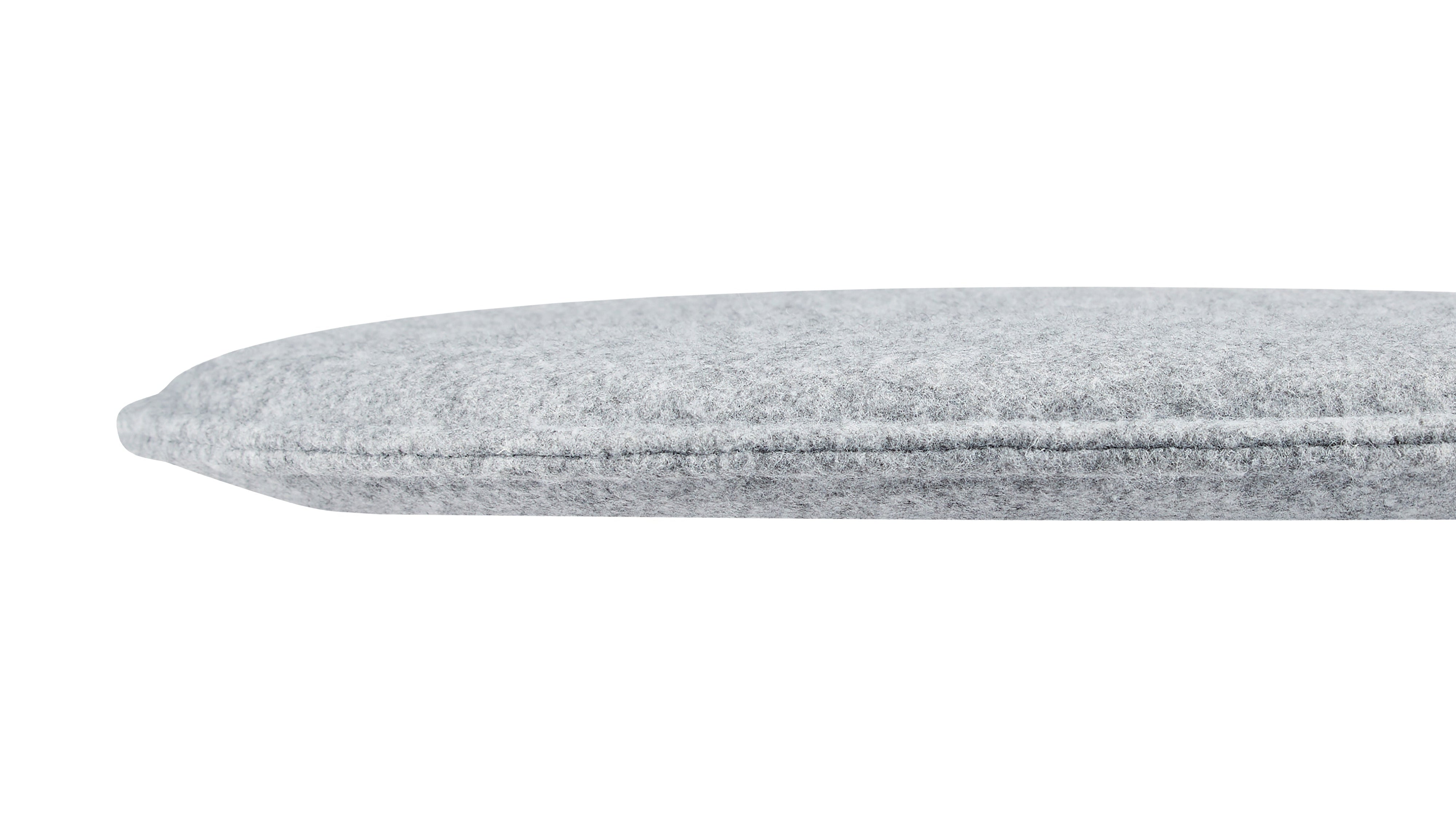 Round Seat Cushion, Grey Felt