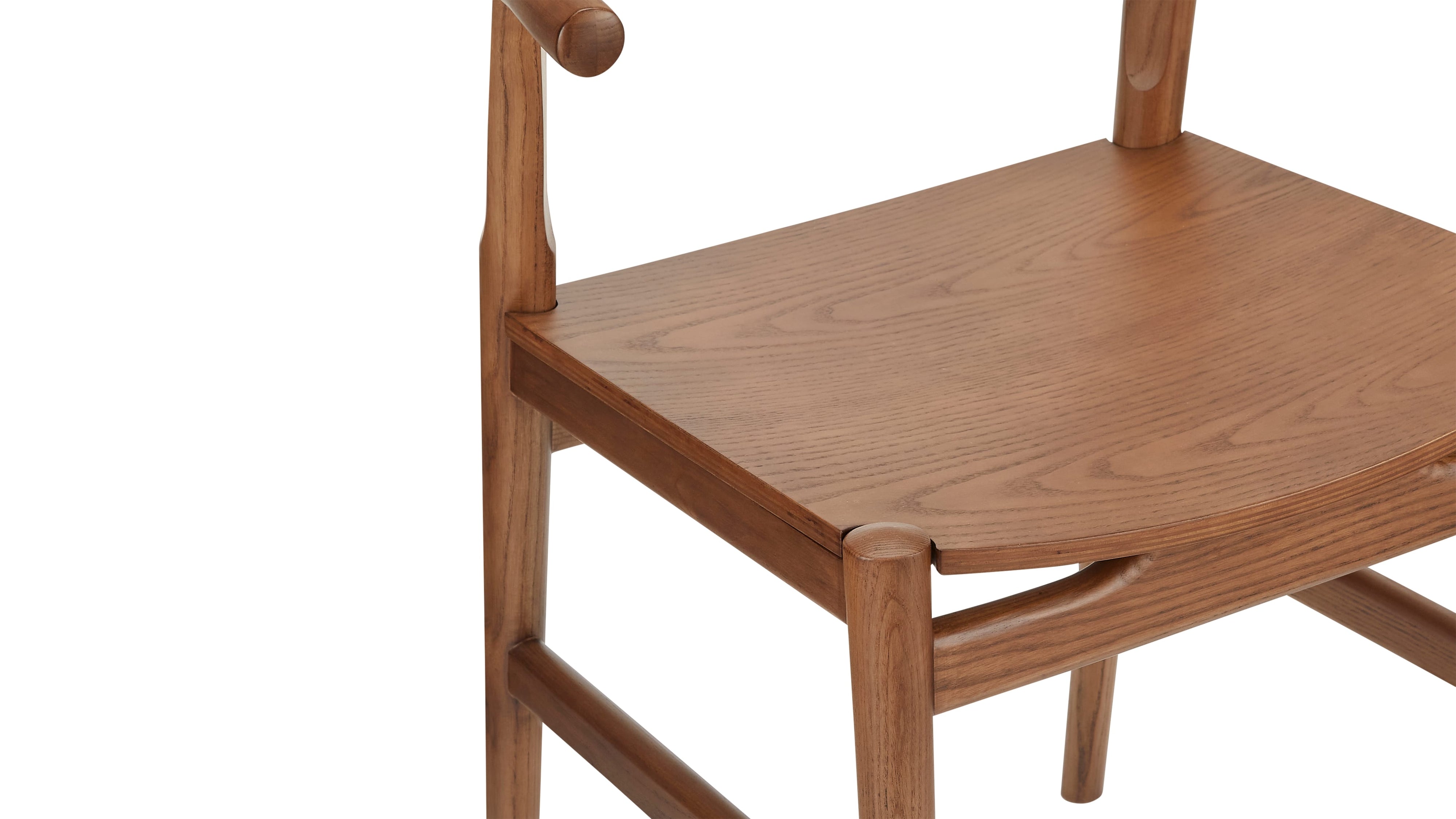 Tuck In Dining Chair, Wood Seat, Stained Walnut - Sundays CompanyCHA-EW-047-124