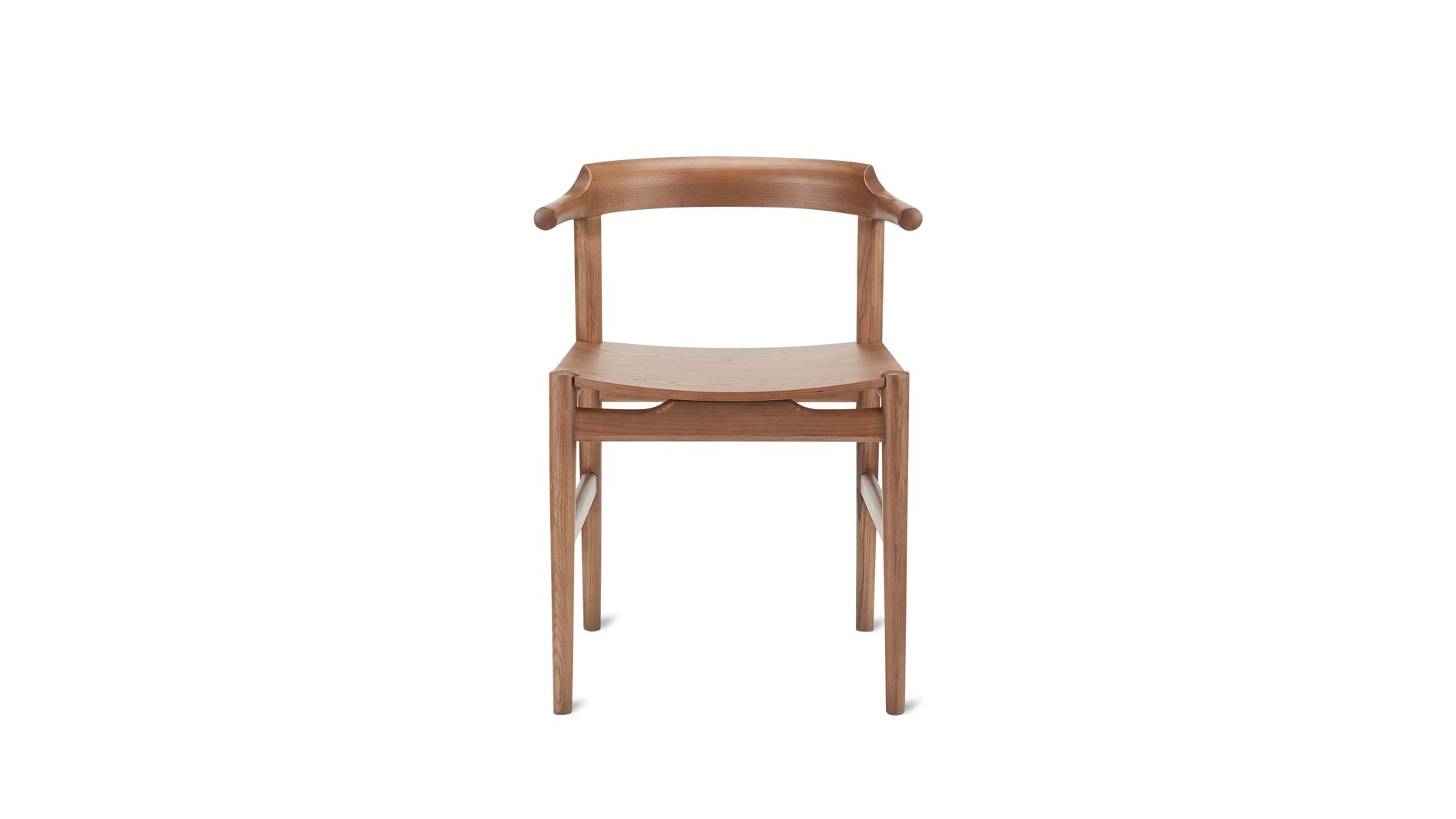 Tuck In Dining Chair, Wood Seat, Stained Walnut_image