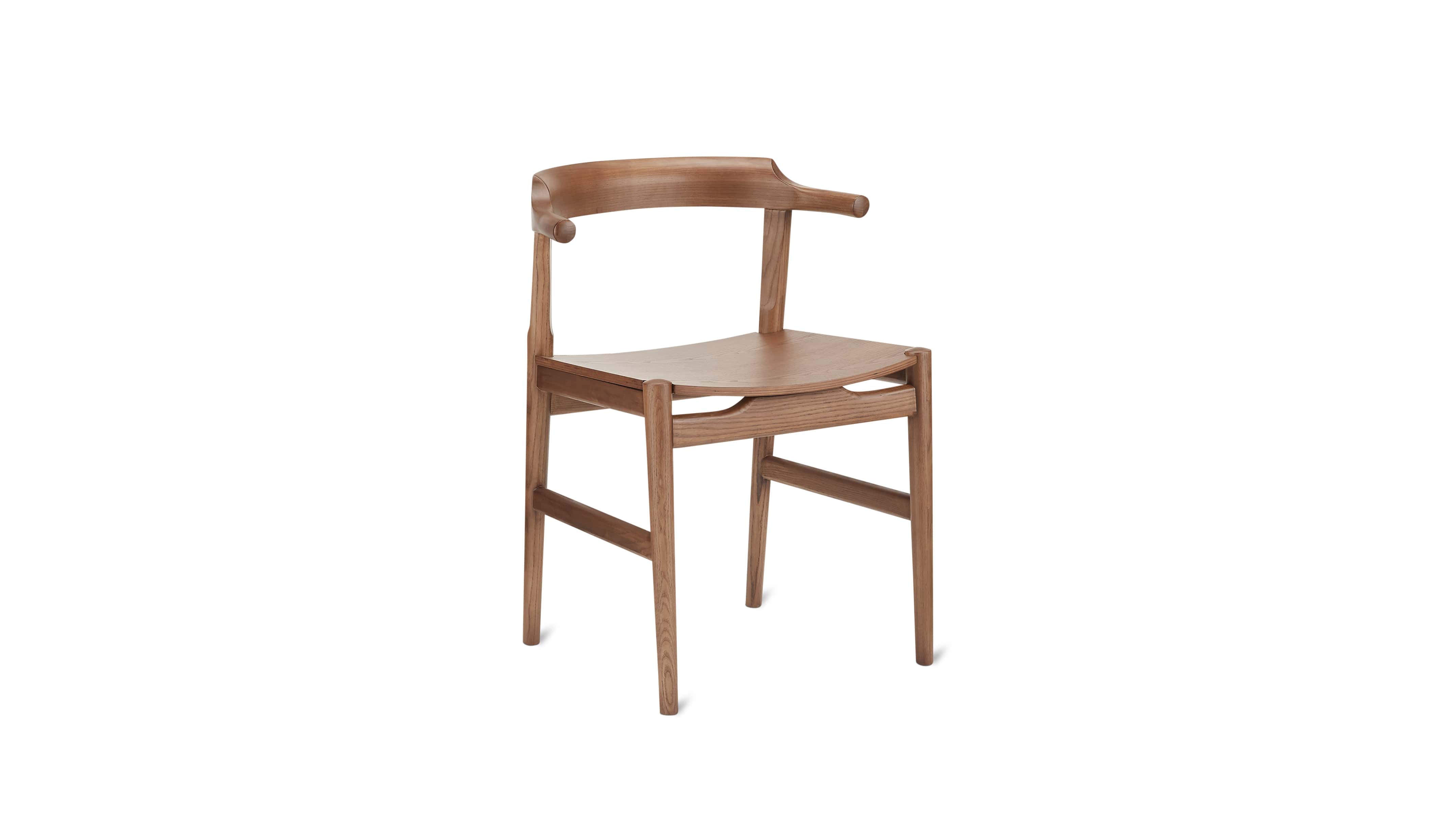 Tuck In Dining Chair, Wood Seat, Stained Walnut - Sundays Company