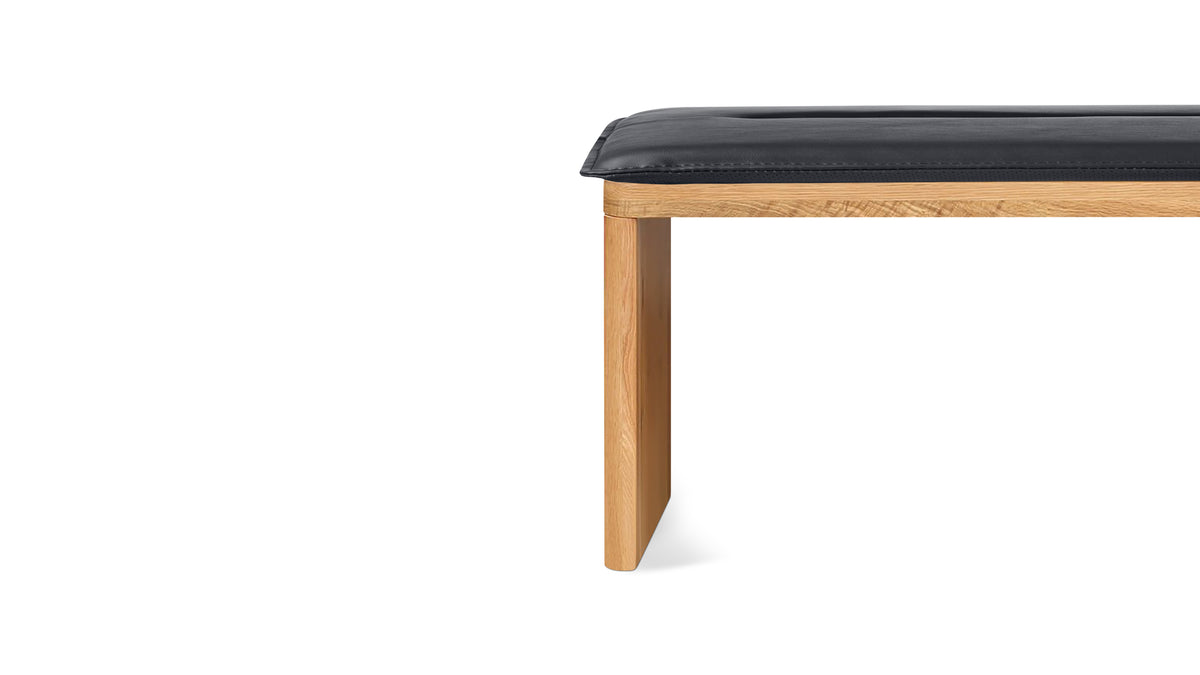 Bench Seat Cushion, 44In, Black