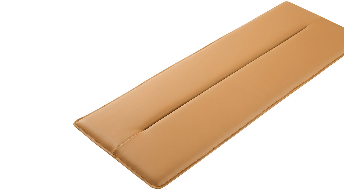 Bench Seat Cushion, 44In, Cognac