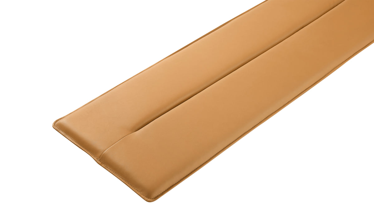 Bench Seat Cushion, 52In, Cognac