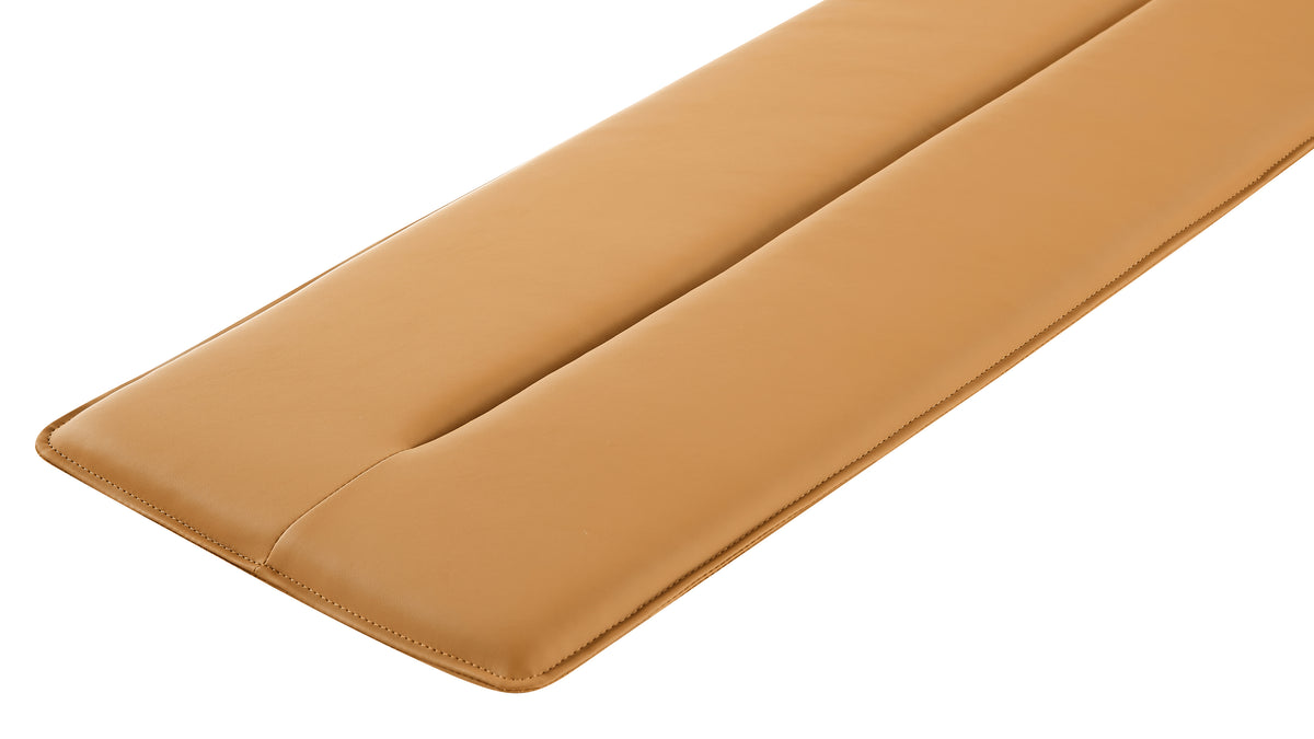 Bench Seat Cushion, 59In, Cognac — alternate view