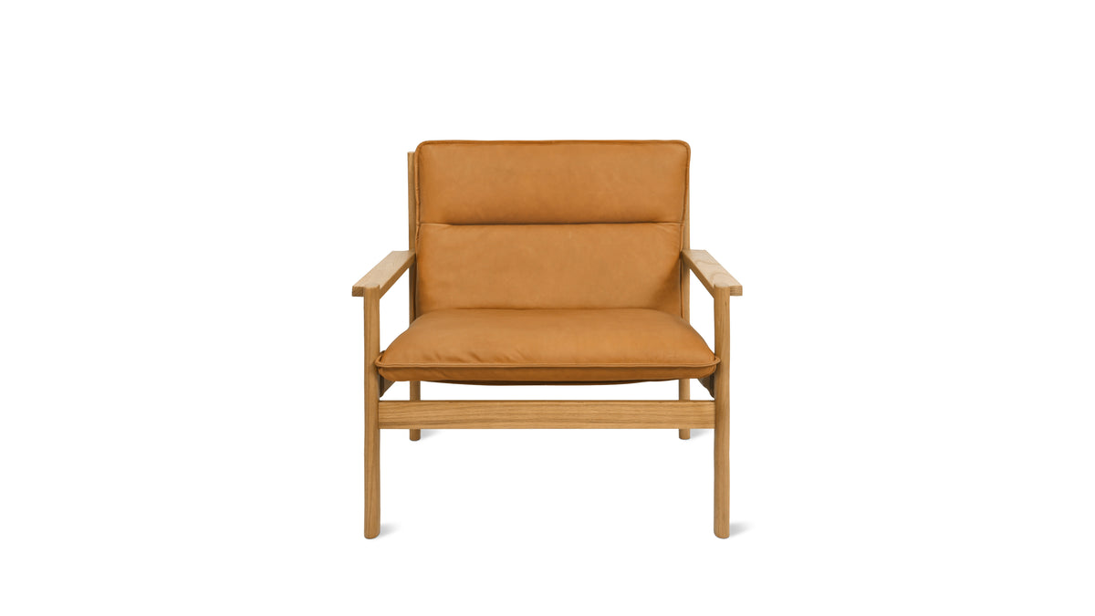 After Hours Lounge Chair, Oak, Golden Tan — alternate view