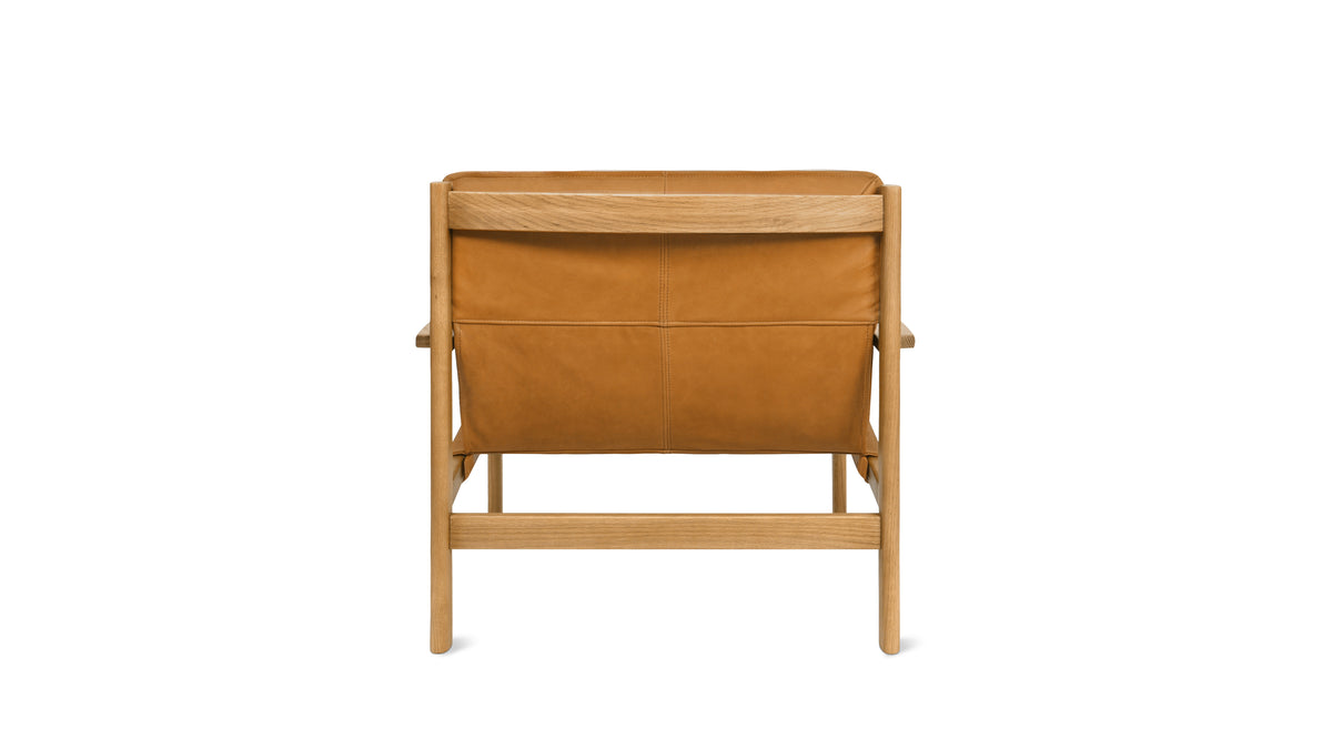 After Hours Lounge Chair, Oak, Golden Tan