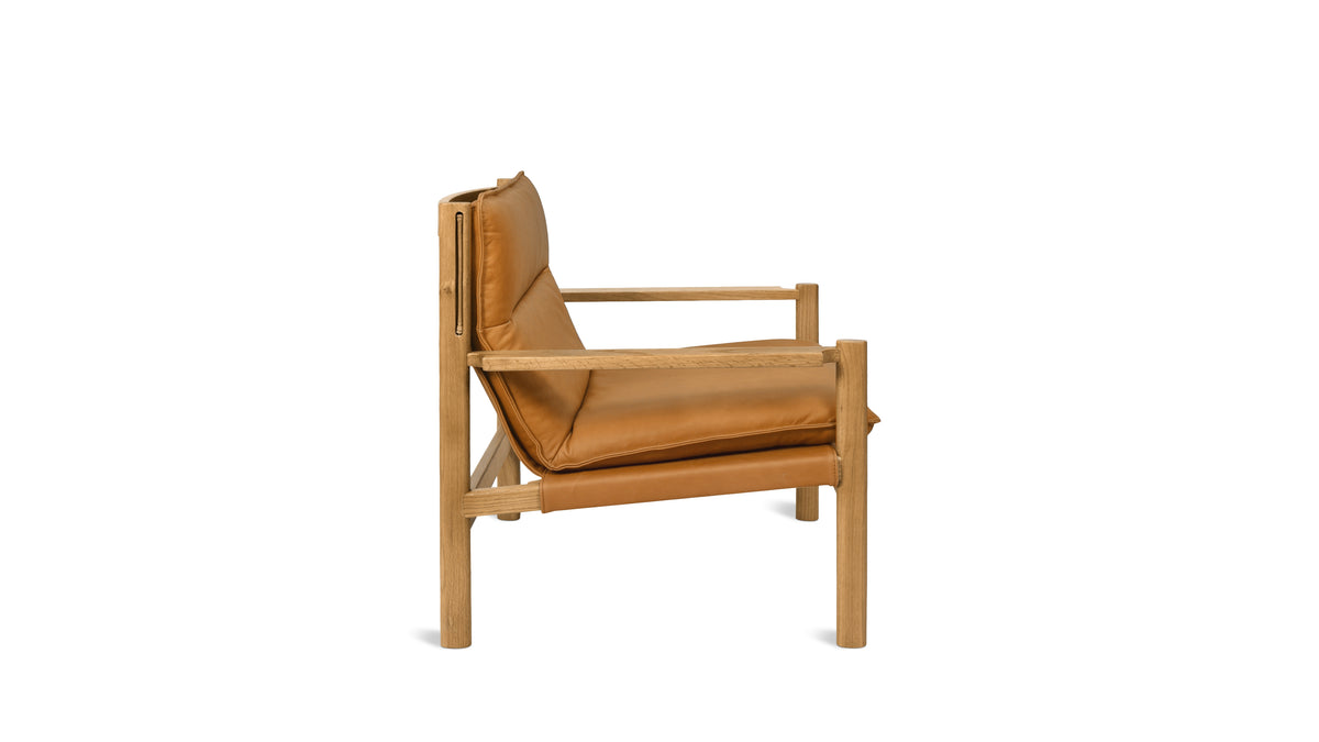After Hours Lounge Chair, Oak, Golden Tan