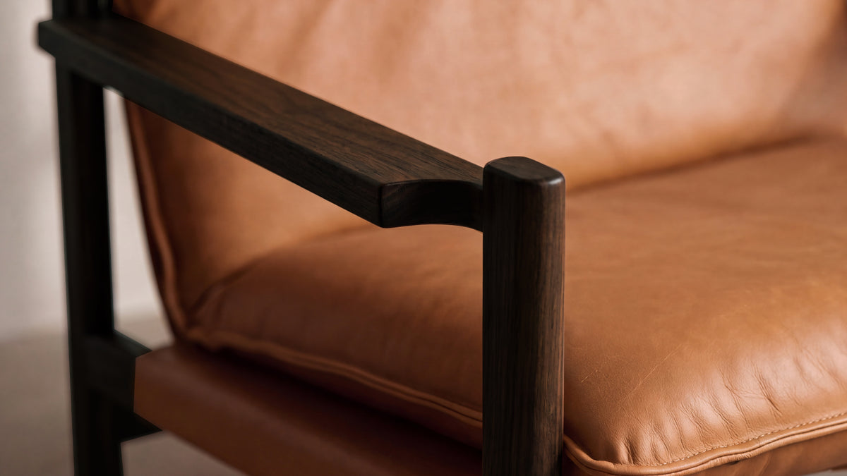 After Hours Lounge Chair, Walnut, Golden Tan