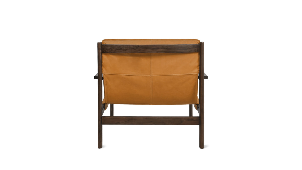 After Hours Lounge Chair, Walnut, Golden Tan