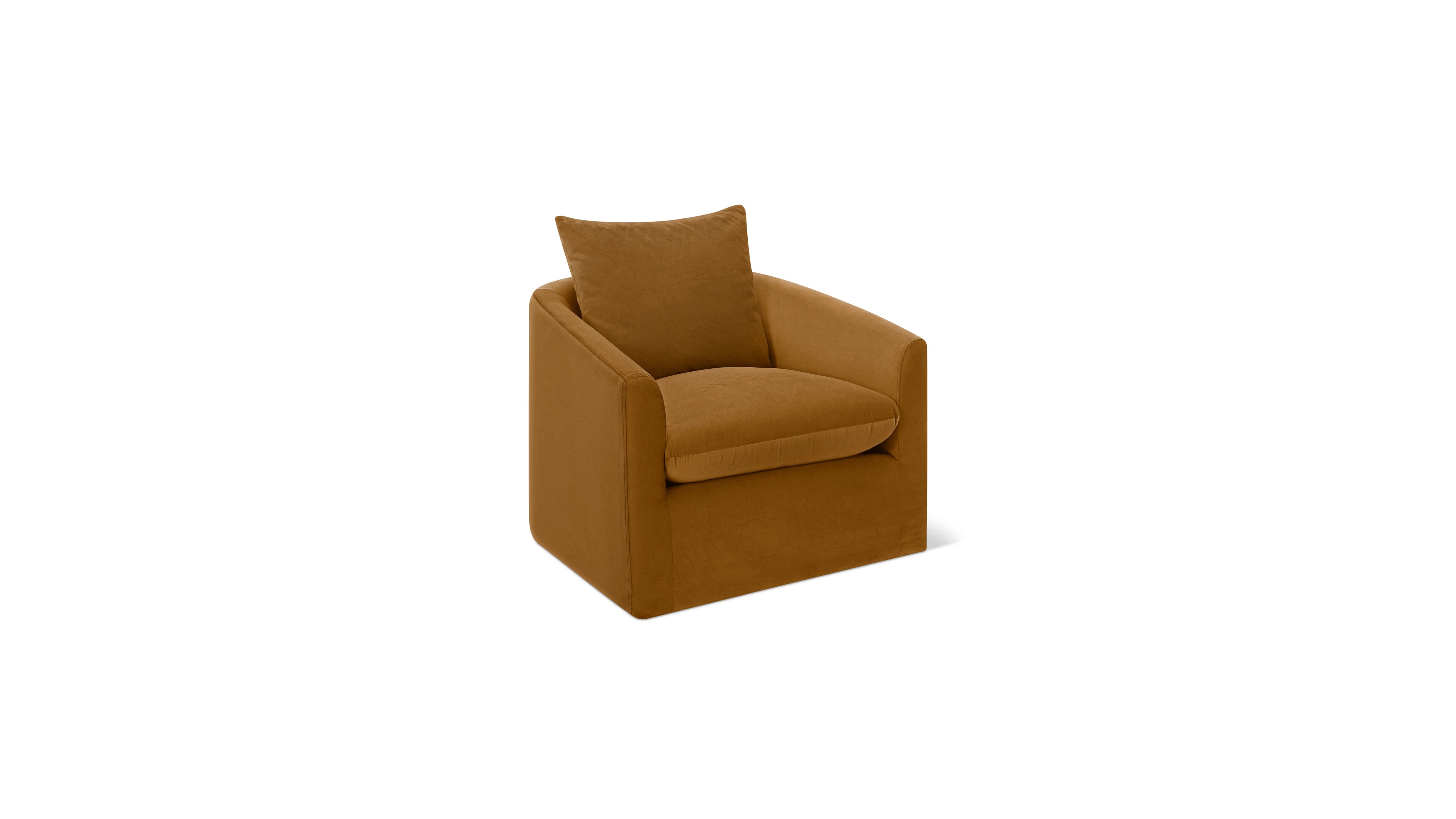 Sink In Swivel Lounge Chair, Honeycomb