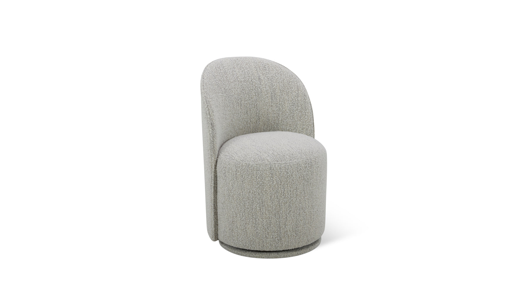 Dialed In Swivel Dining Chair, Arctic - Image 1