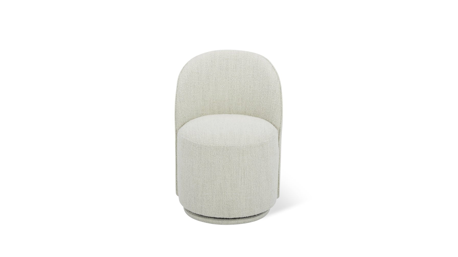 Dialed In Swivel Dining Chair, Sea Pearl
