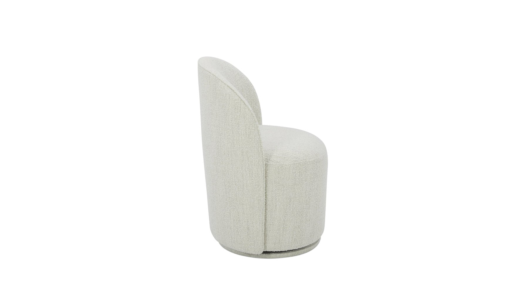 Dialed In Swivel Dining Chair, Sea Pearl
