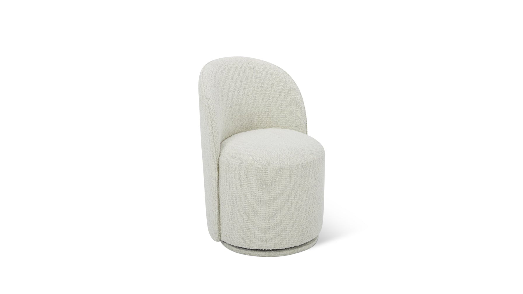 Dialed In Swivel Dining Chair, Sea Pearl