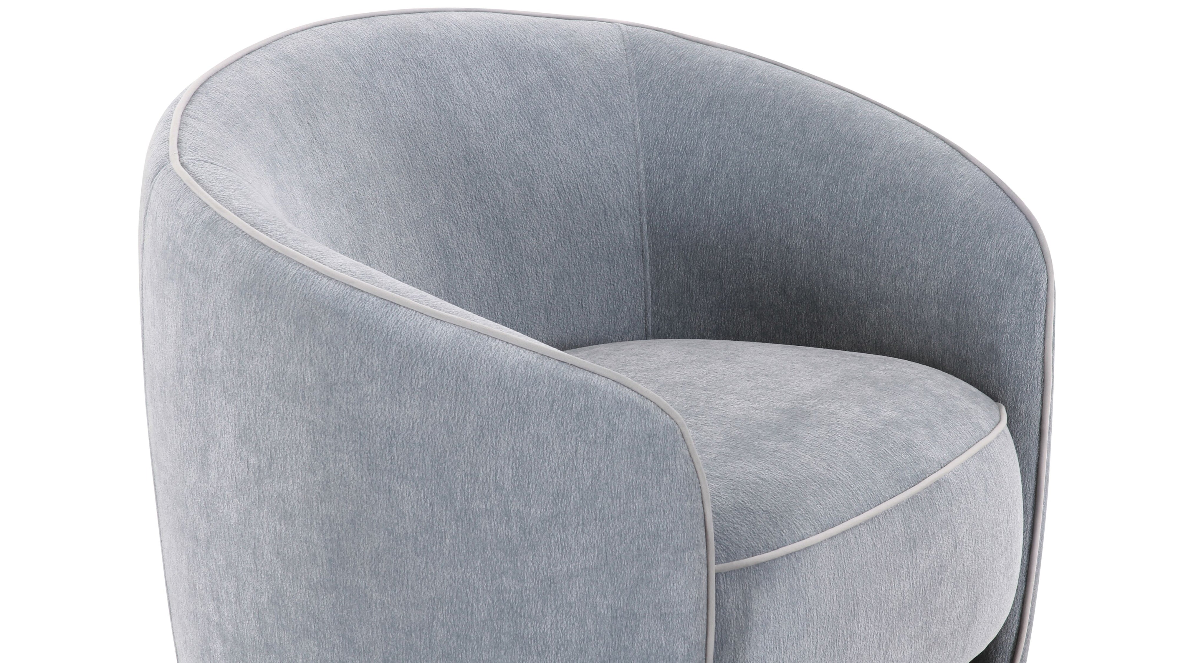 In the Groove Lounge Chair, Bluebell