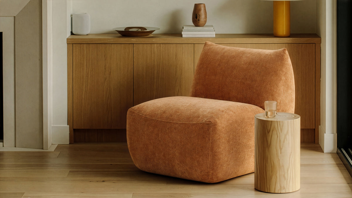 Close To You Lounge Chair, Caramel