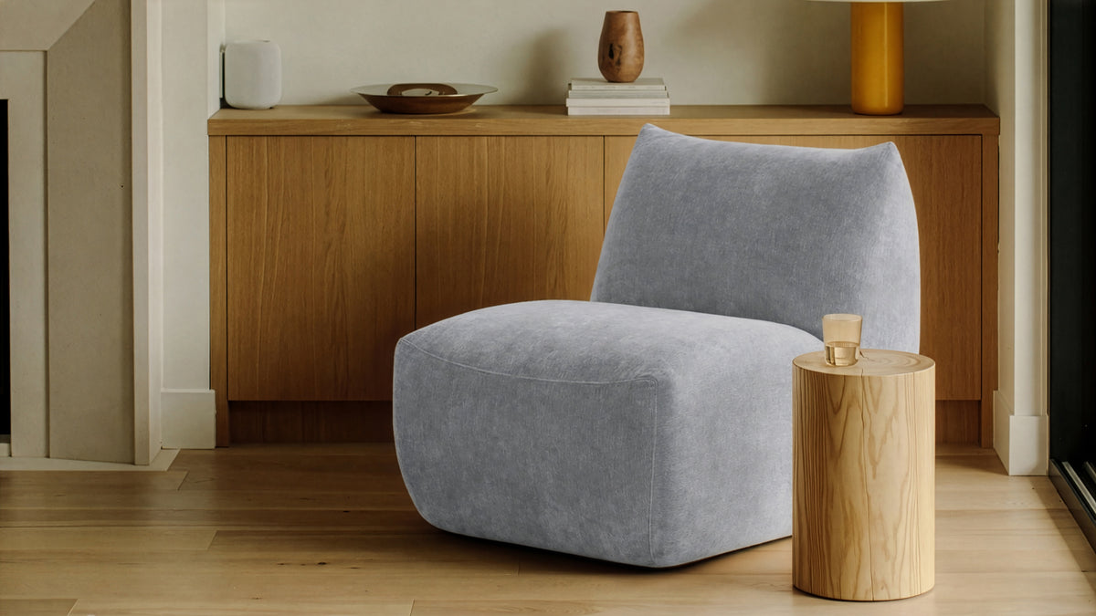 Close To You Lounge Chair, Bluebell