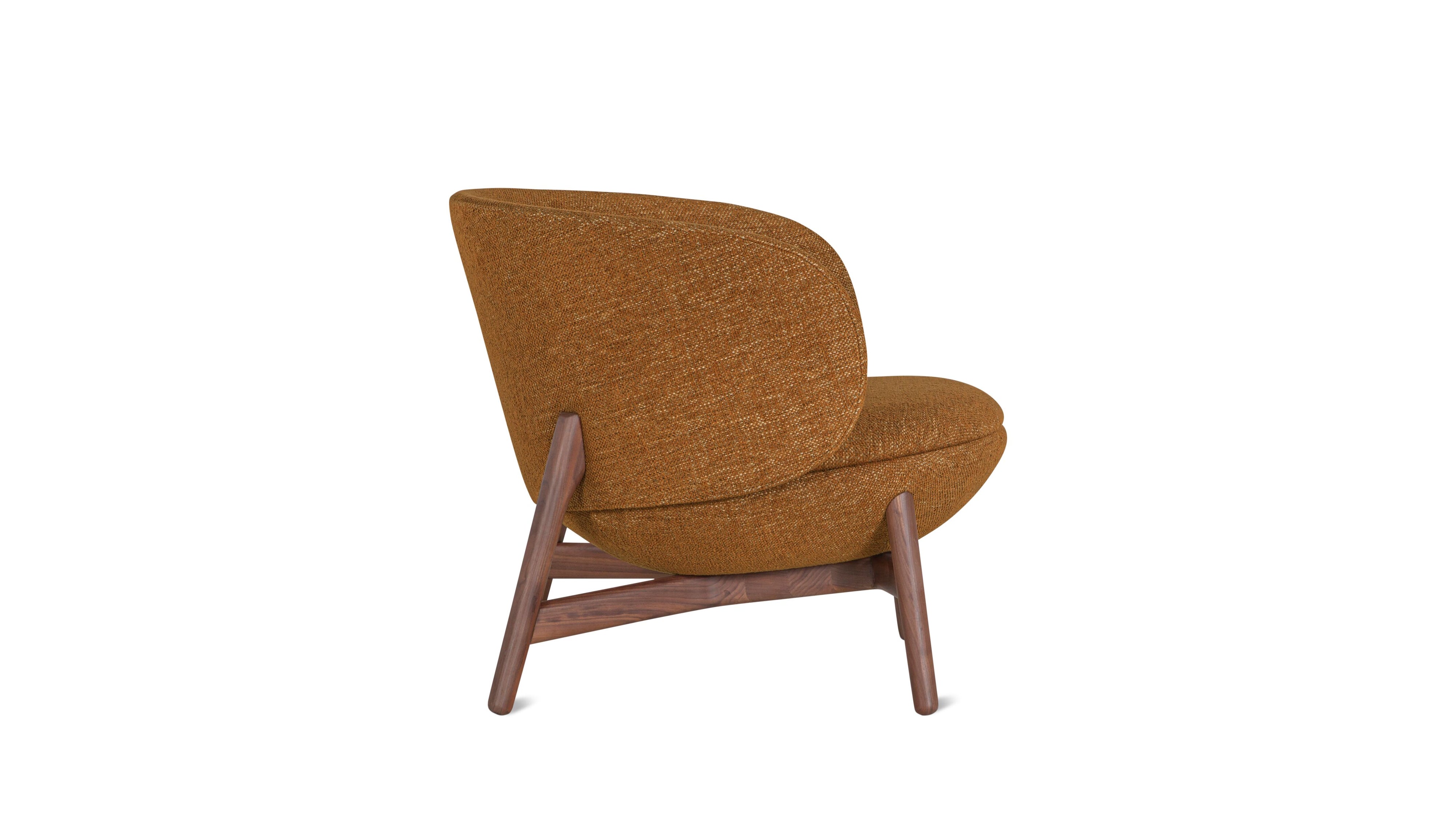 Happy Place Lounge Chair, Walnut, Autumn