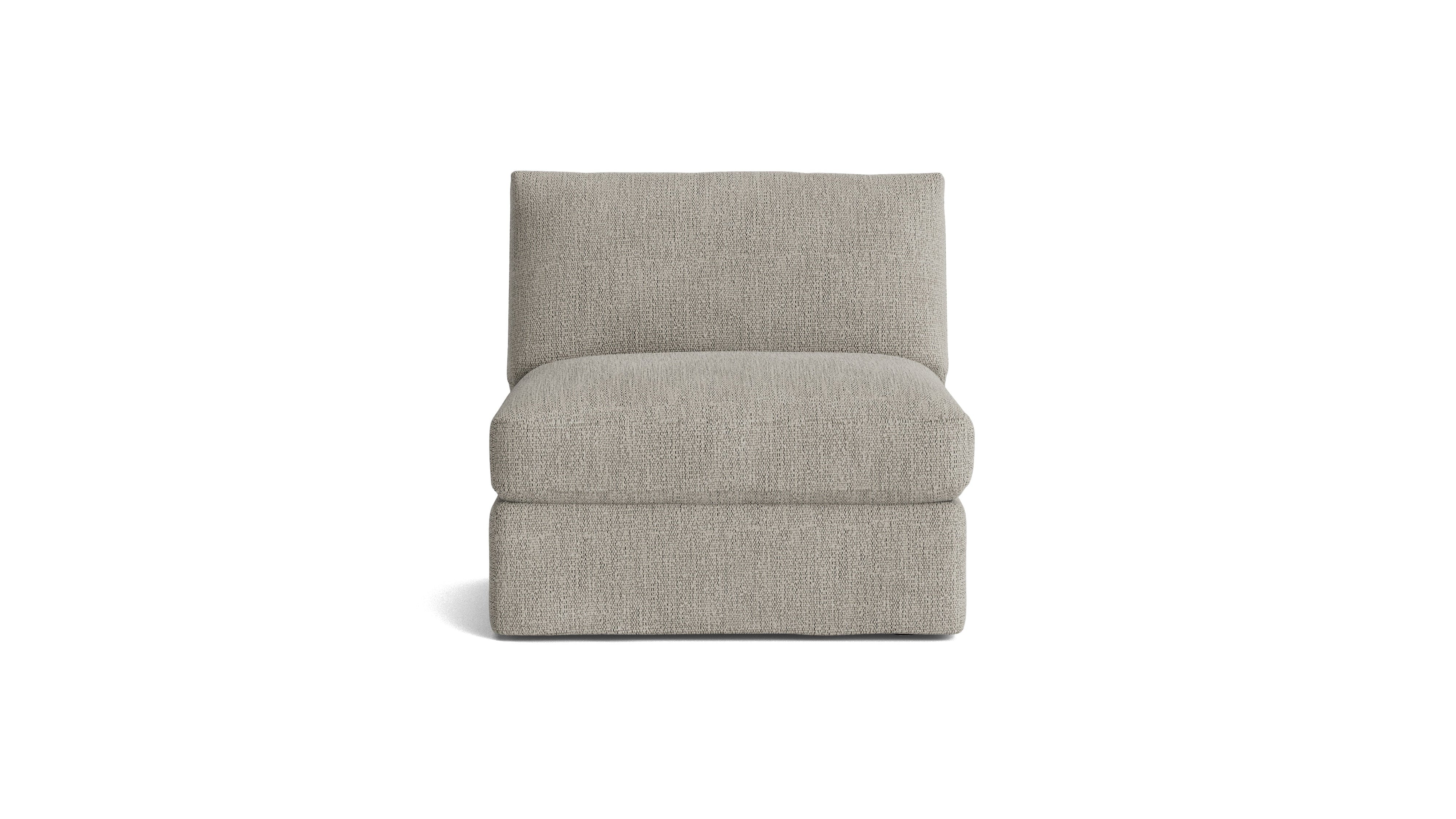 Get Together™ Armless Chair, Large, Oatmeal