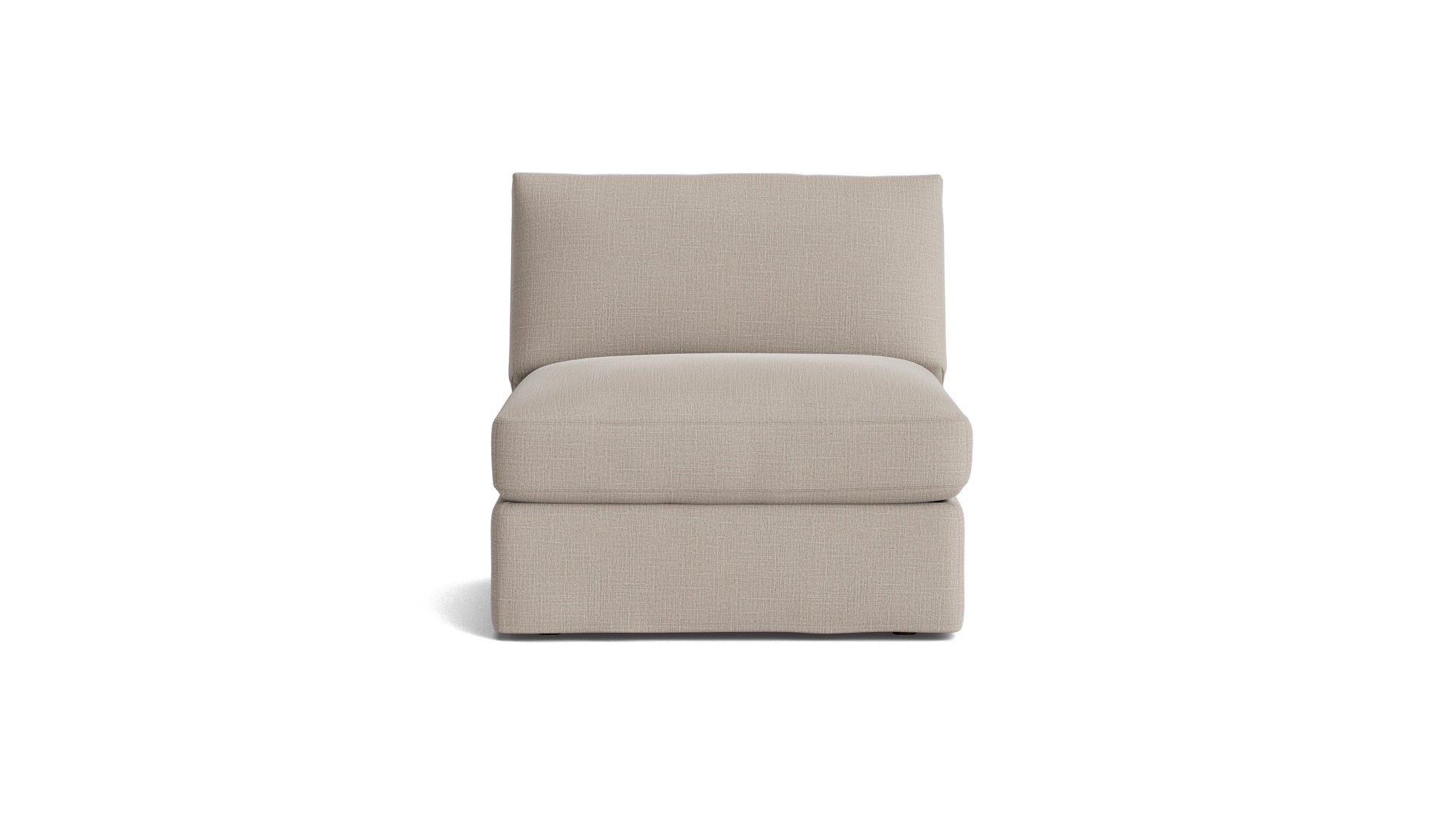 Get Together™ Armless Chair, Large, Light Pebble_image
