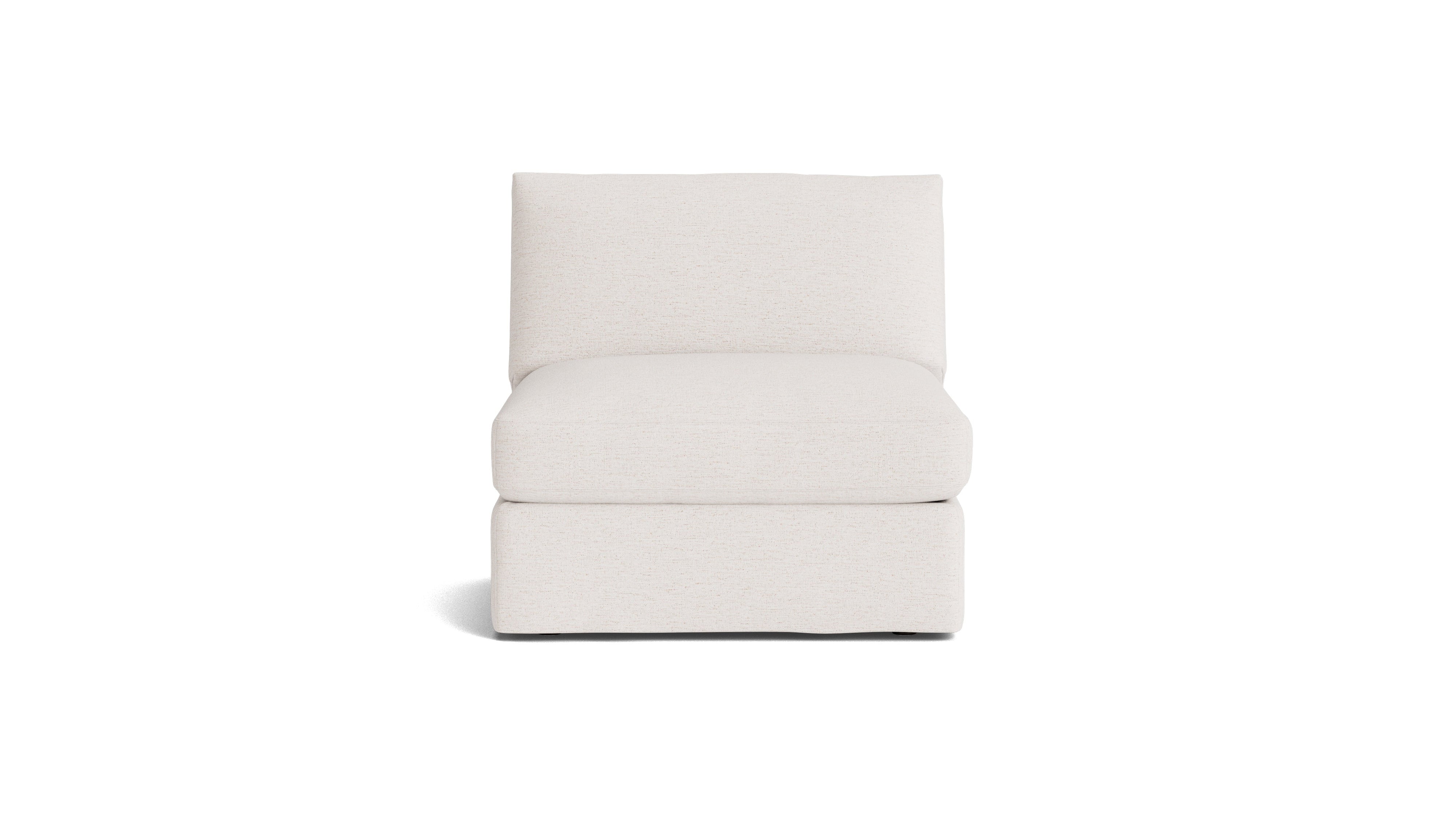 Get Together™ Armless Chair, Large, Nomad Snow