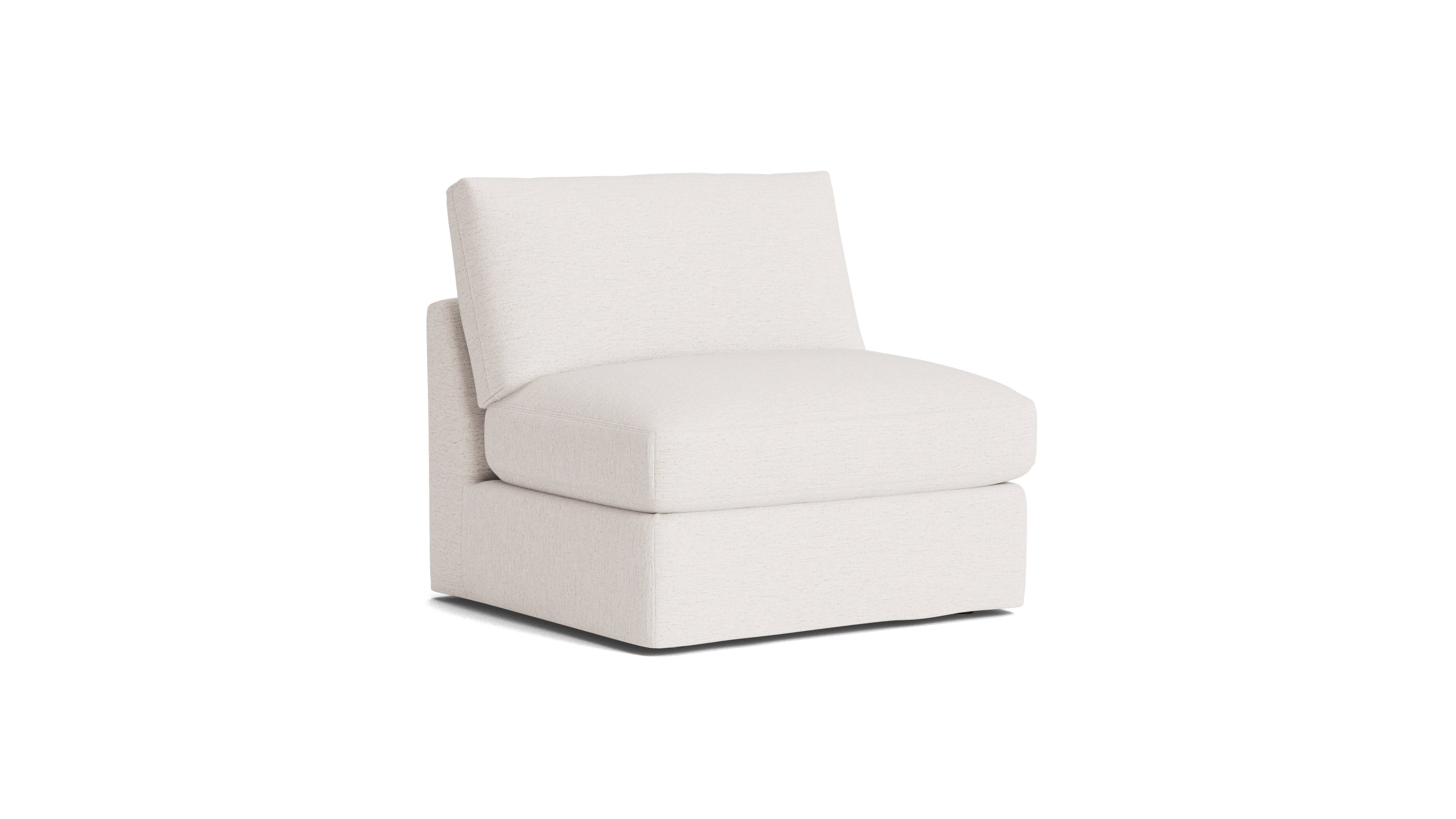 Get Together™ Armless Chair, Large, Nomad Snow