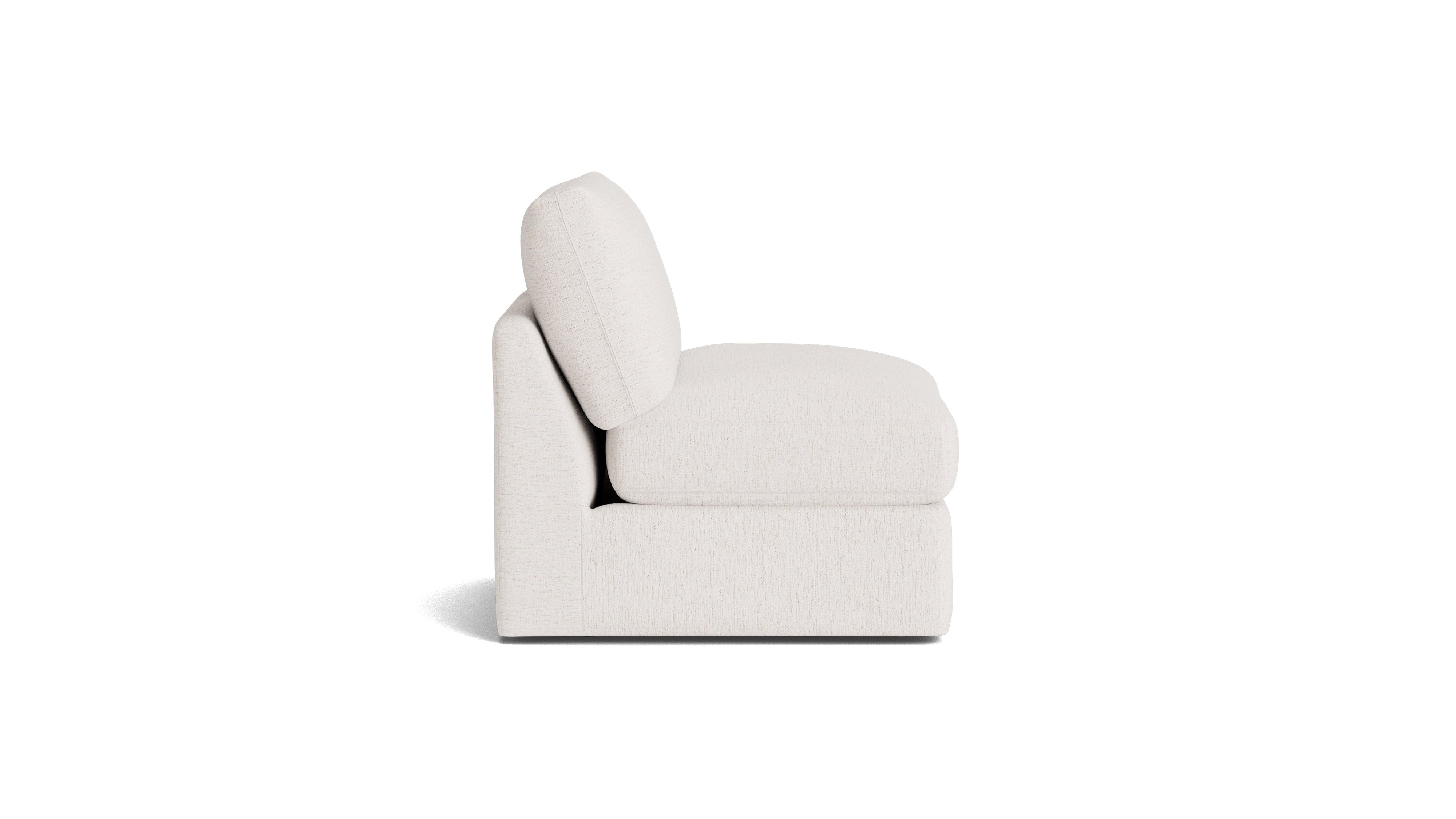 Get Together™ Armless Chair, Large, Nomad Snow