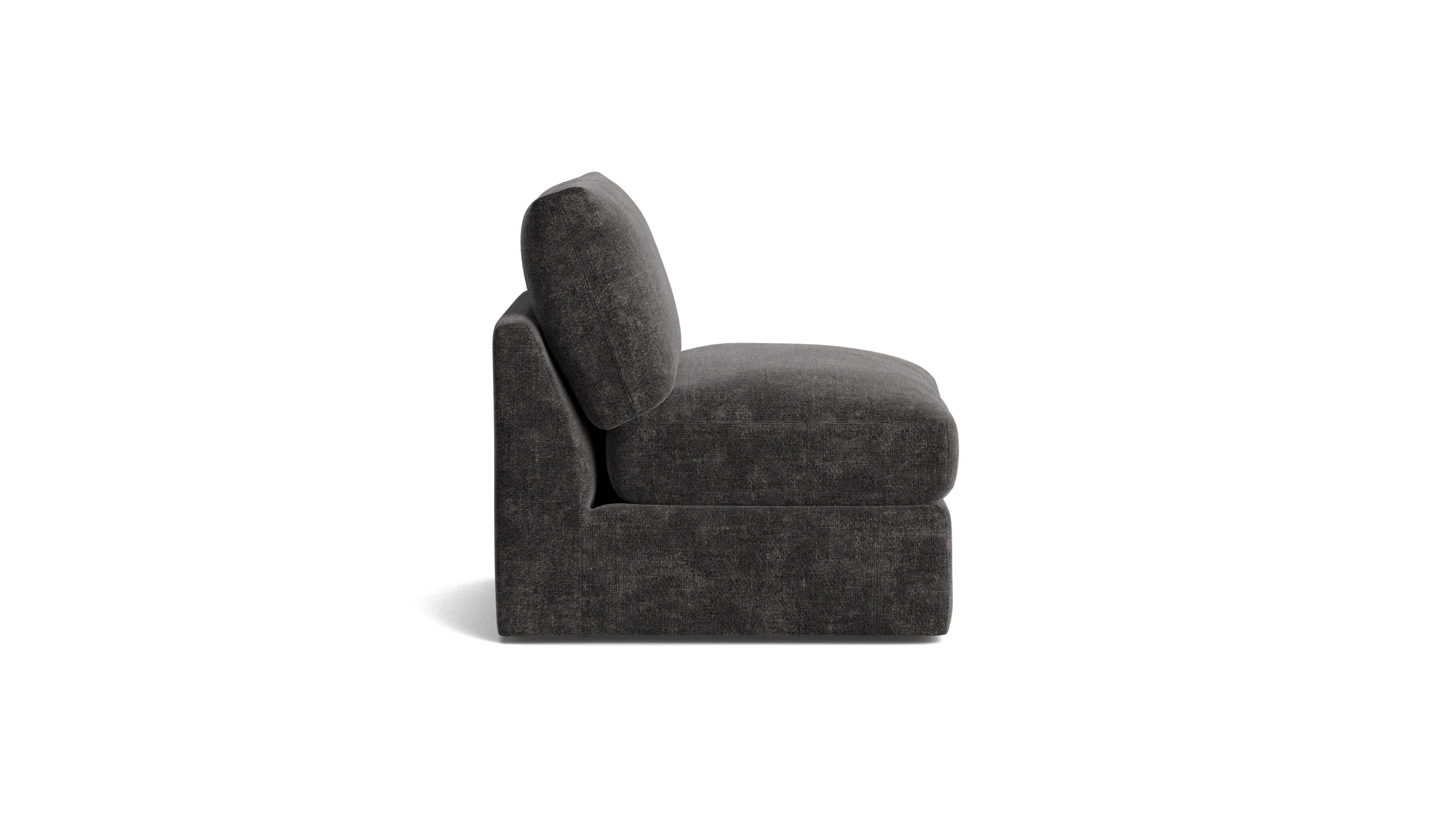 Get Together™ Armless Chair, Standard, Truffle