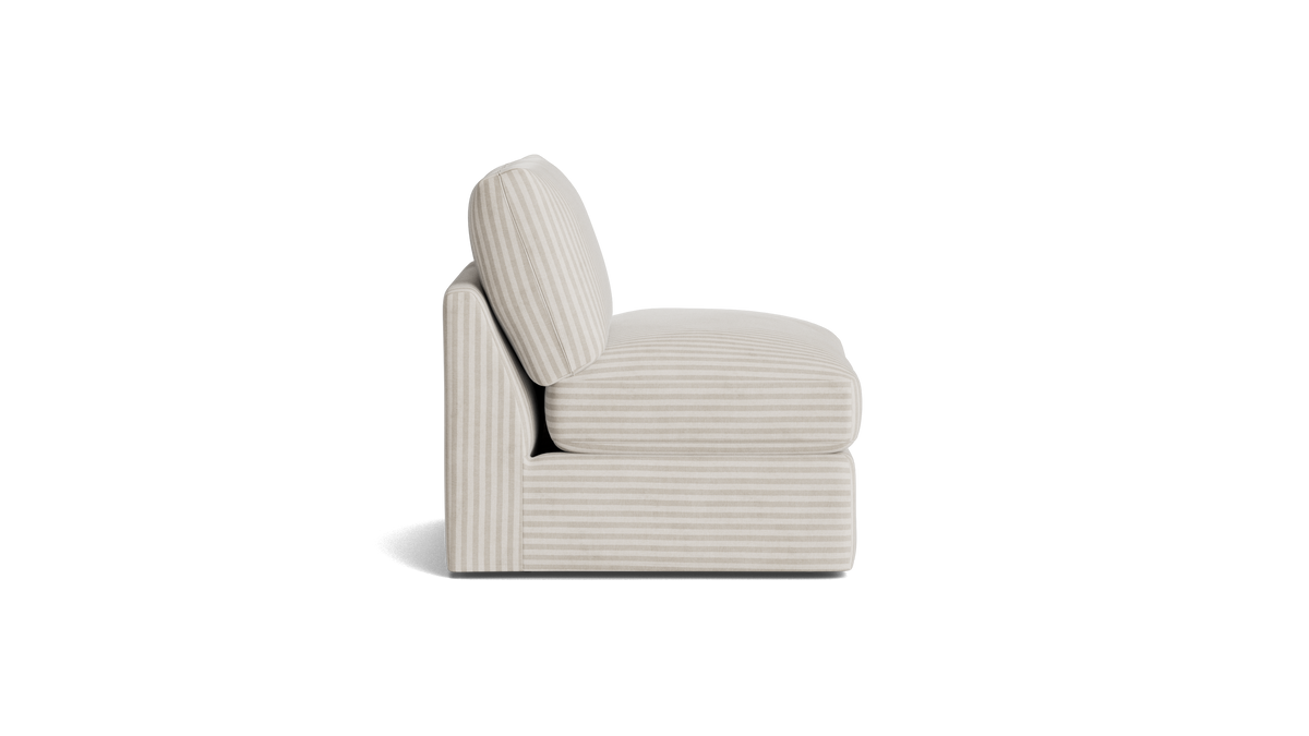 Get Together™ Armless Chair, Large, Newport Stripe — alternate view