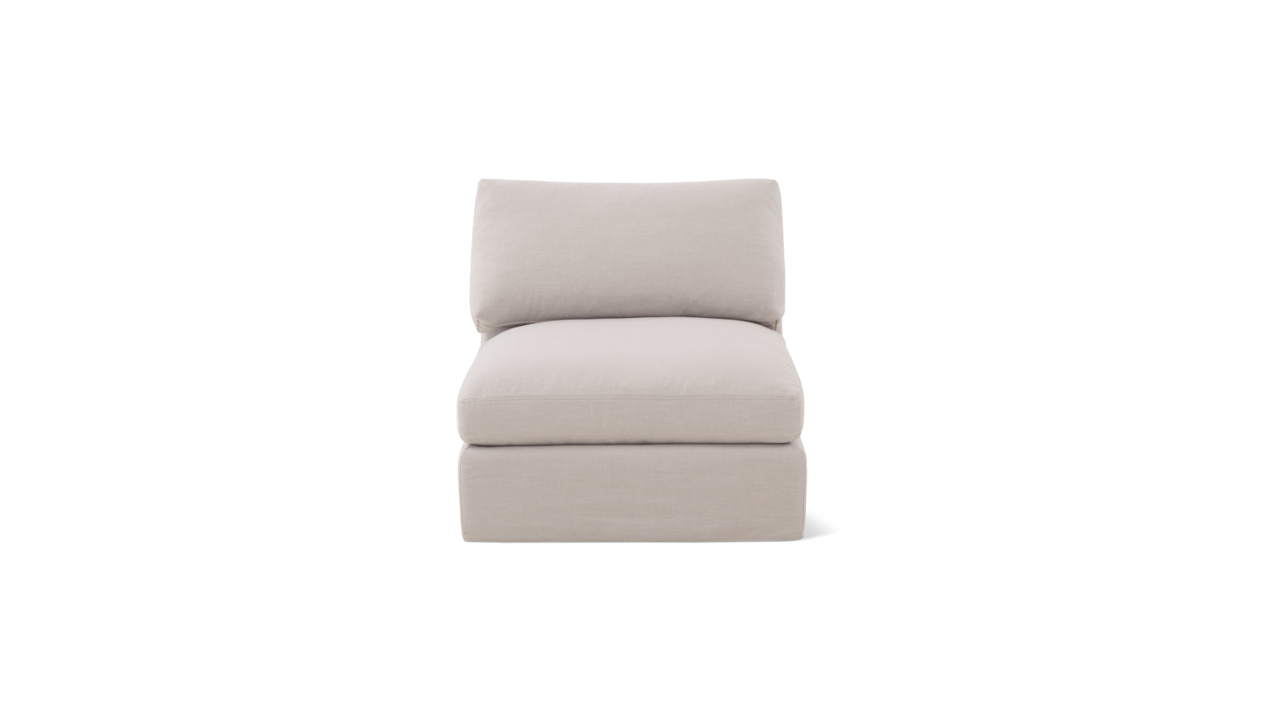 Slipcover - Get Together™ Armless Chair, Standard, Clay - Image 2