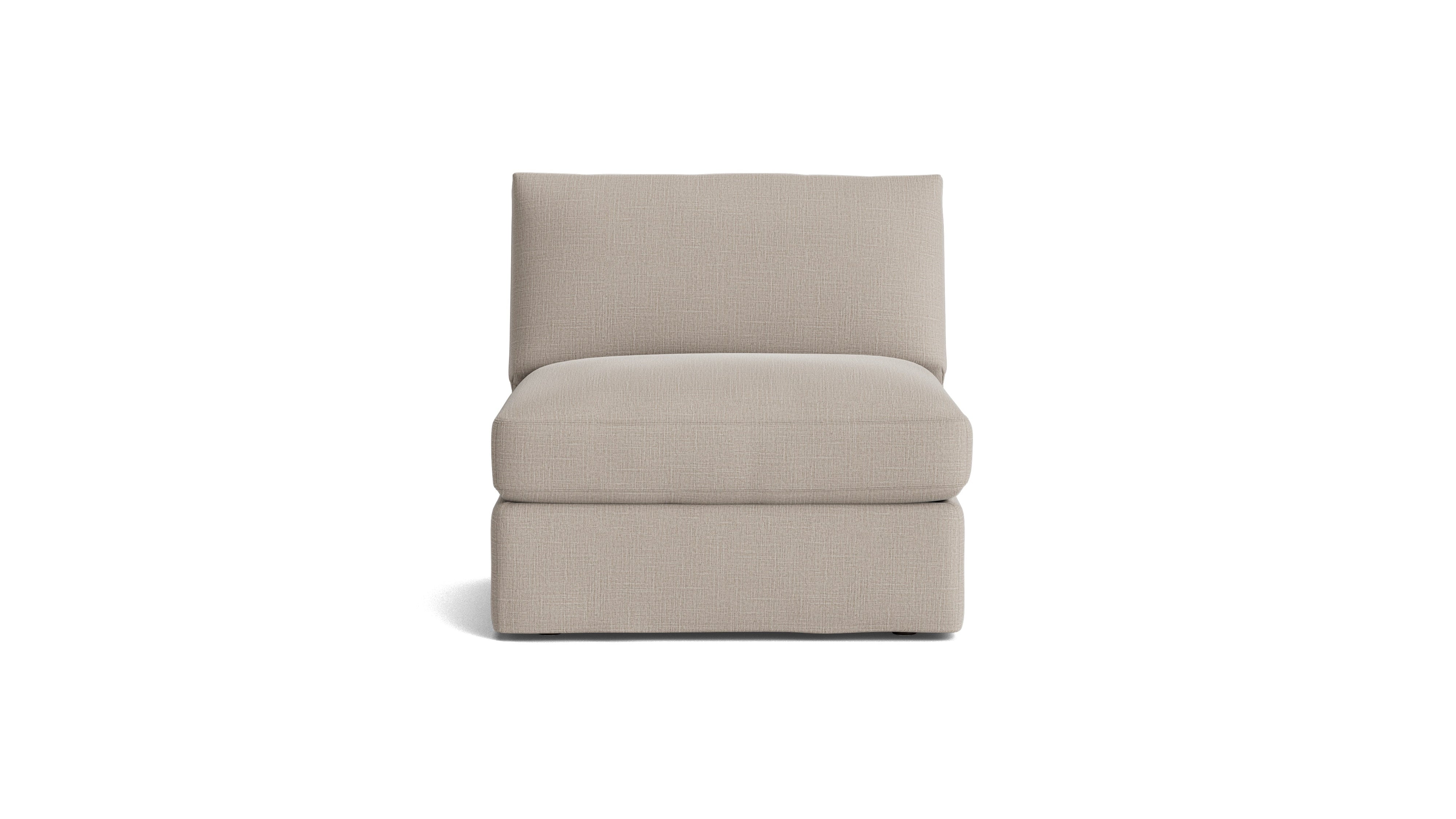 Get Together™ Armless Chair, Standard, Light Pebble